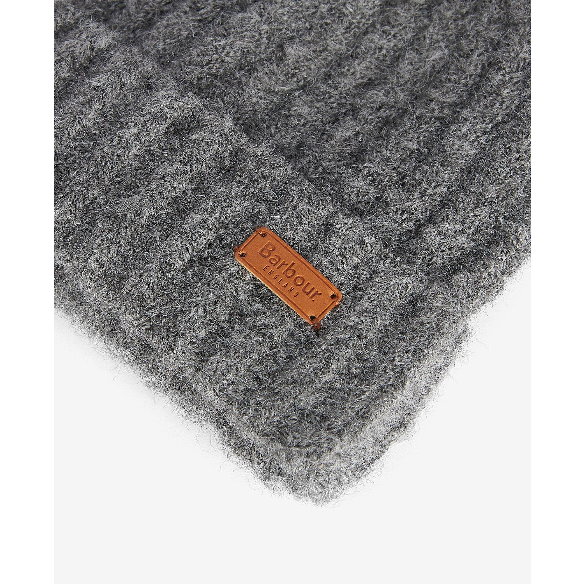 Product image 4 of 5 of Barbour Women's Saltburn Beanie & Tartan Scarf Gift Set - Grey Rose