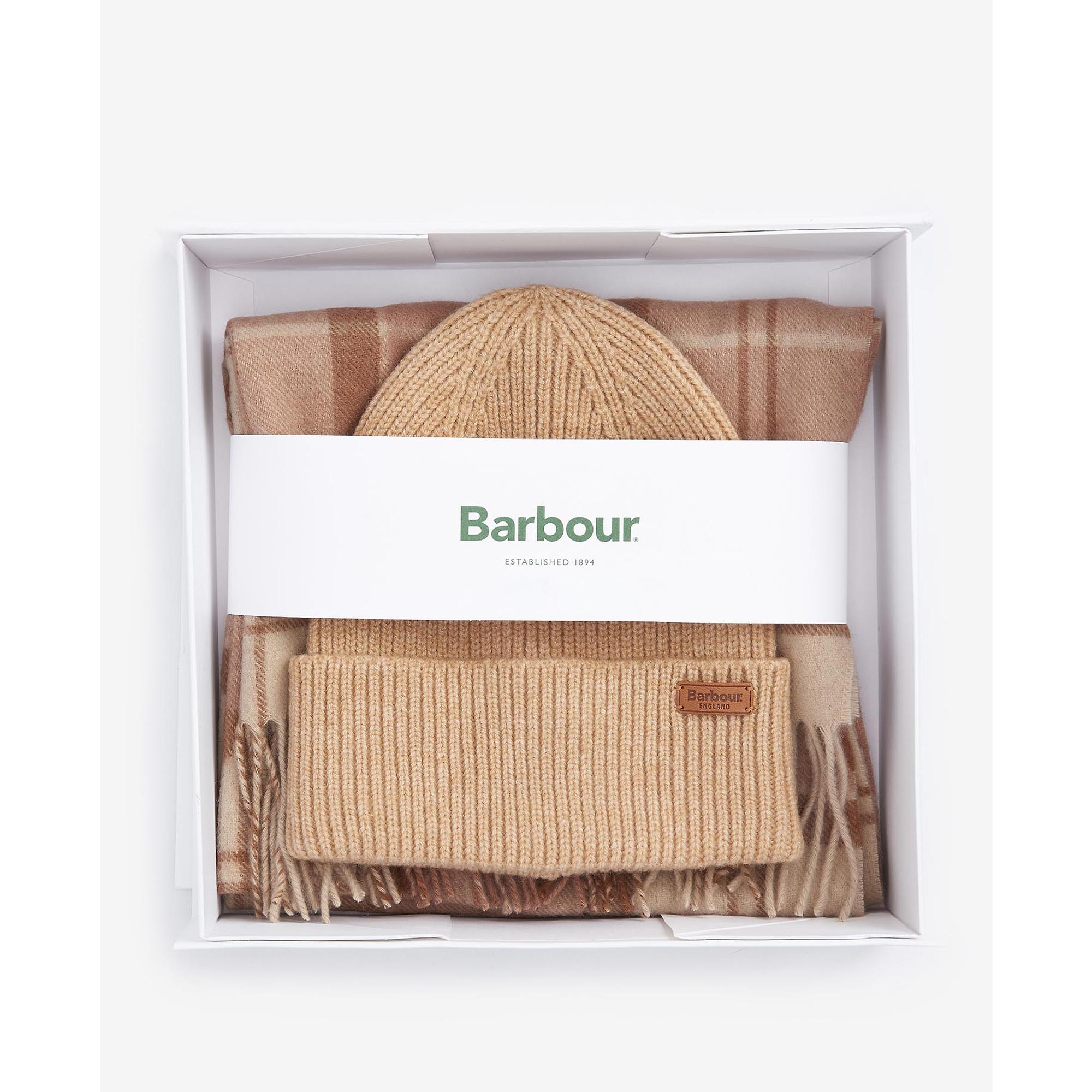 Product image 4 of 7 of Barbour Women's Aubrey Beanie & Scarf Gift Set - Camel