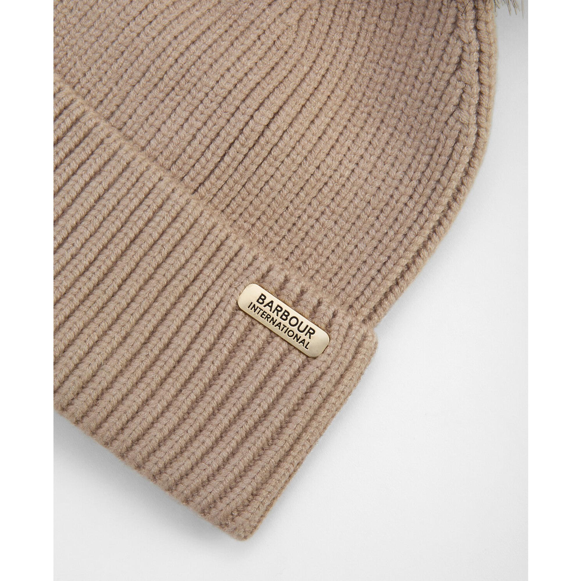 Product image 3 of 3 of Barbour International Women's Mallory Pom Beanie - Oat