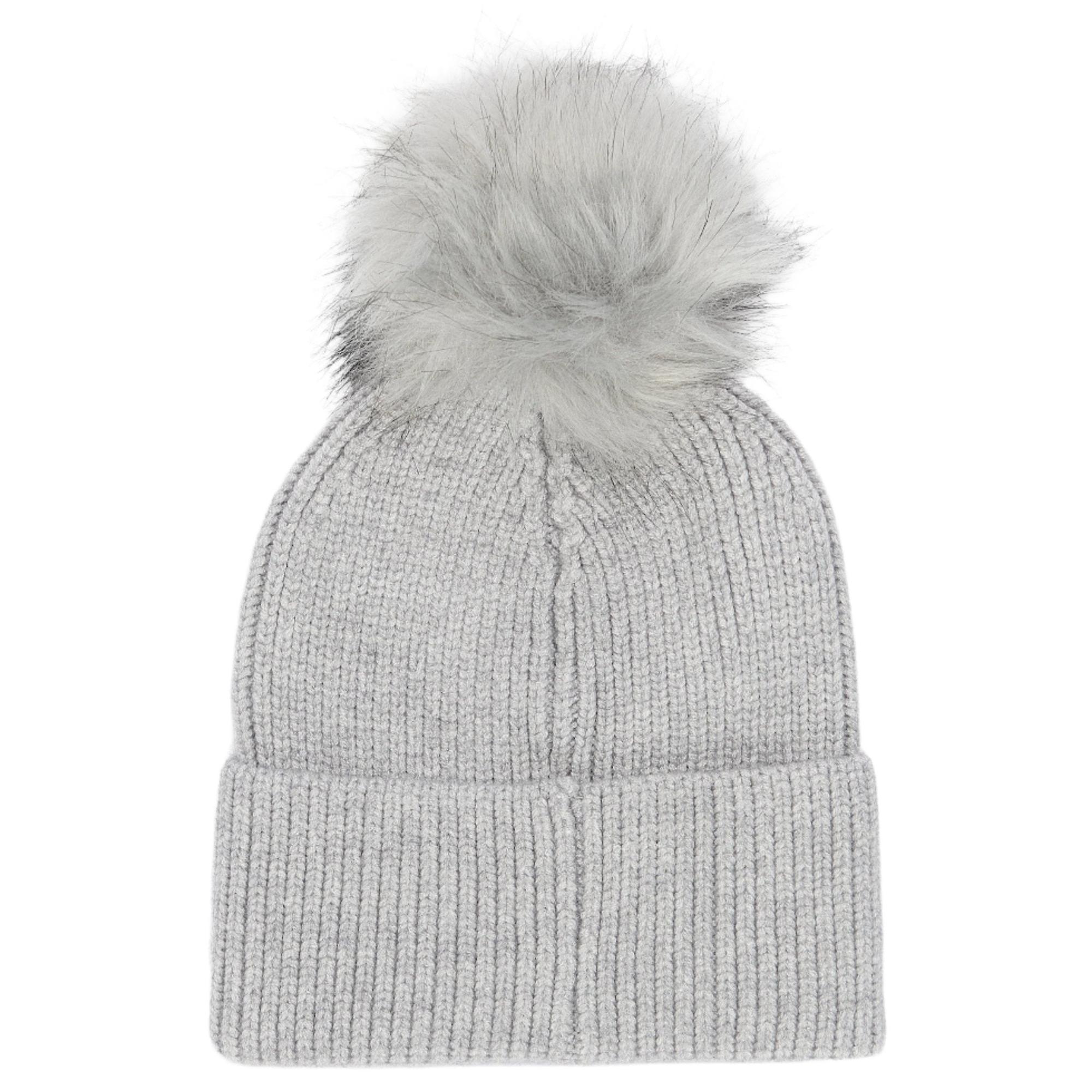 Product image 2 of 4 of Barbour International Women's Mallory Pom Beanie - Light Grey