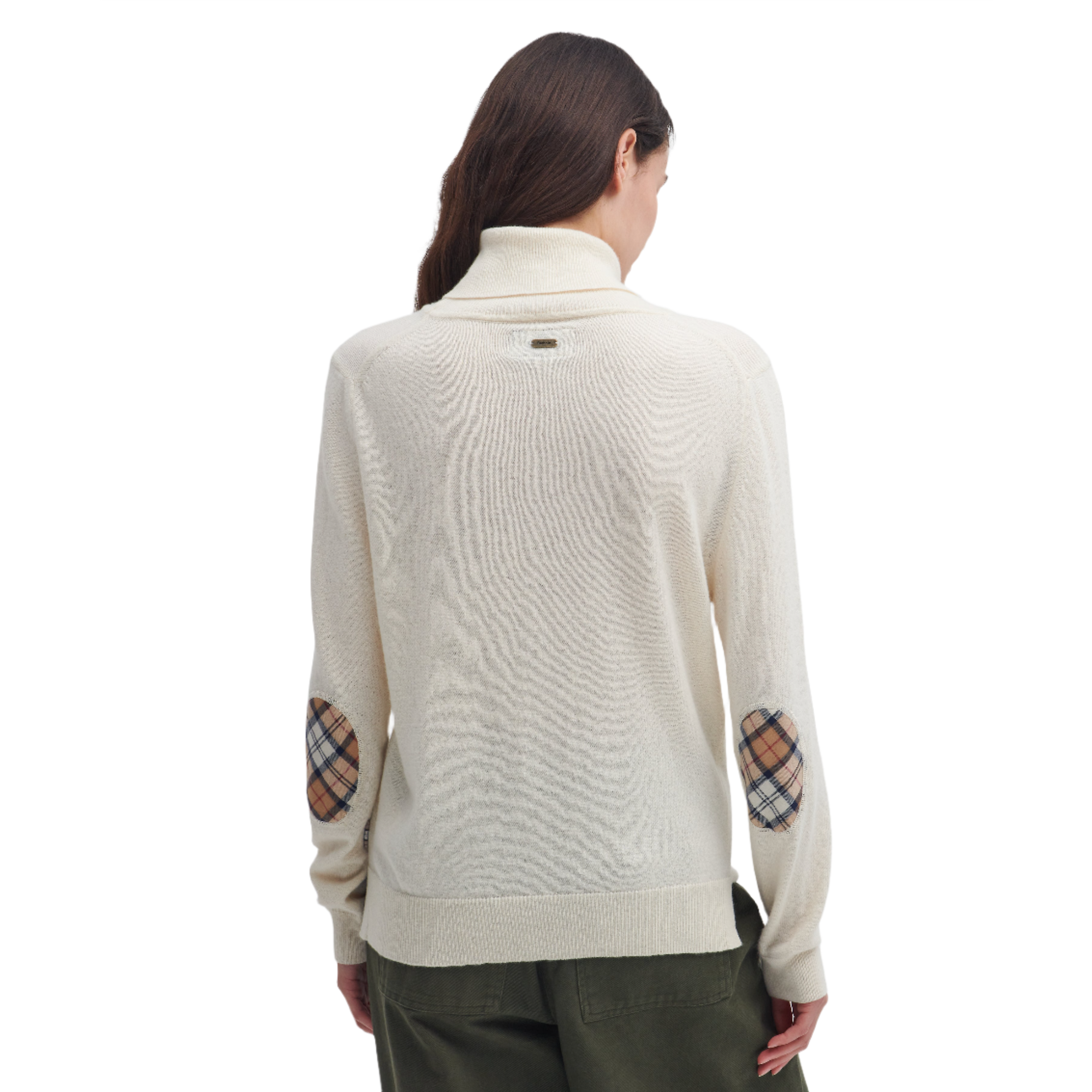 Product image 4 of 6 of Barbour Women's Pendle Roll Neck Sweater - Ecru