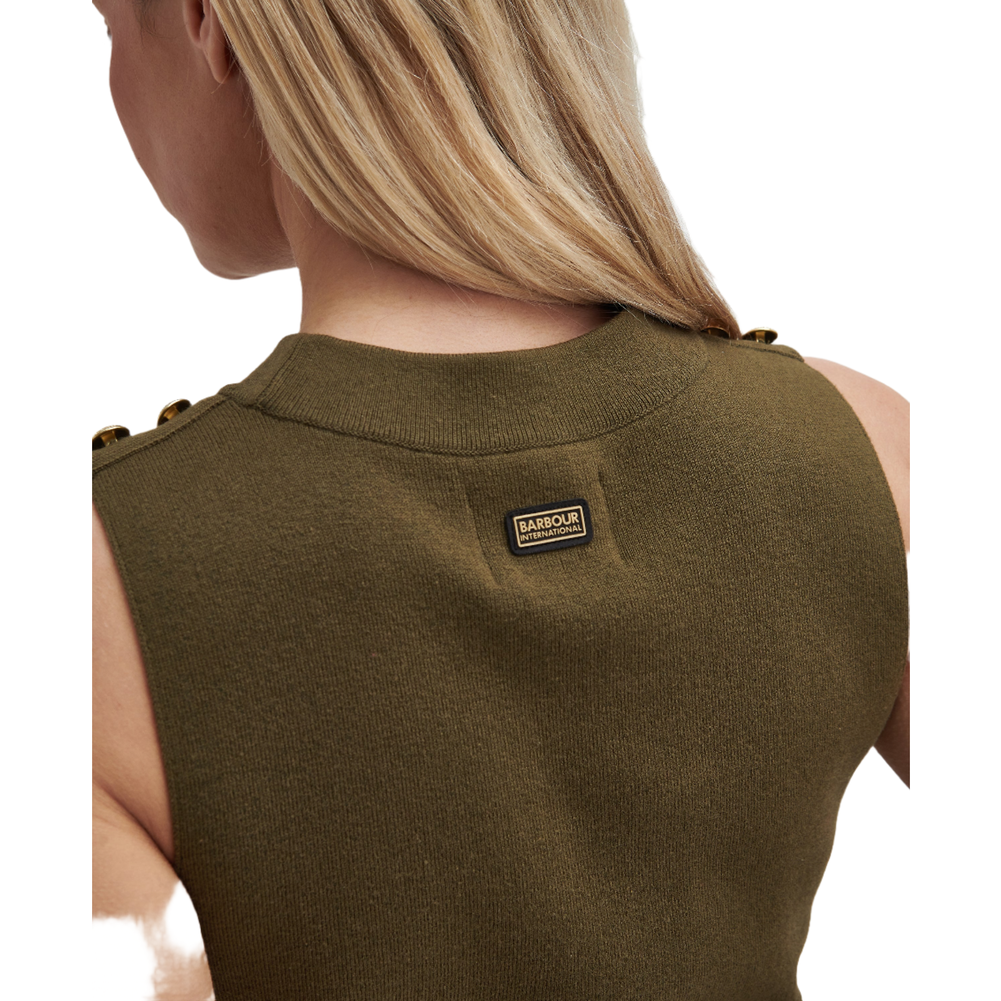 Product image 5 of 7 of Barbour International Women's Laia Knitted Sweater Vest - Green