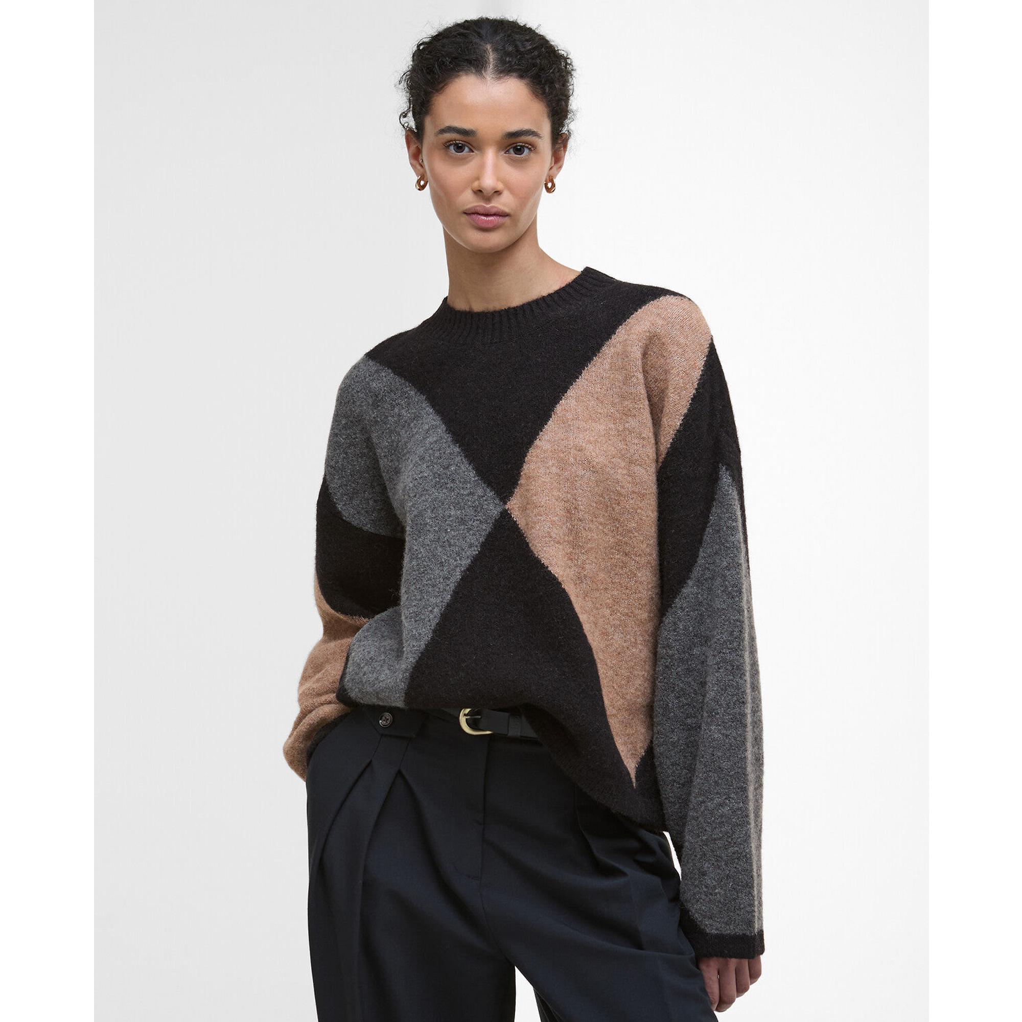 Product image 2 of 7 of Barbour Women's Sabrina Crew Neck Jumper - Multi