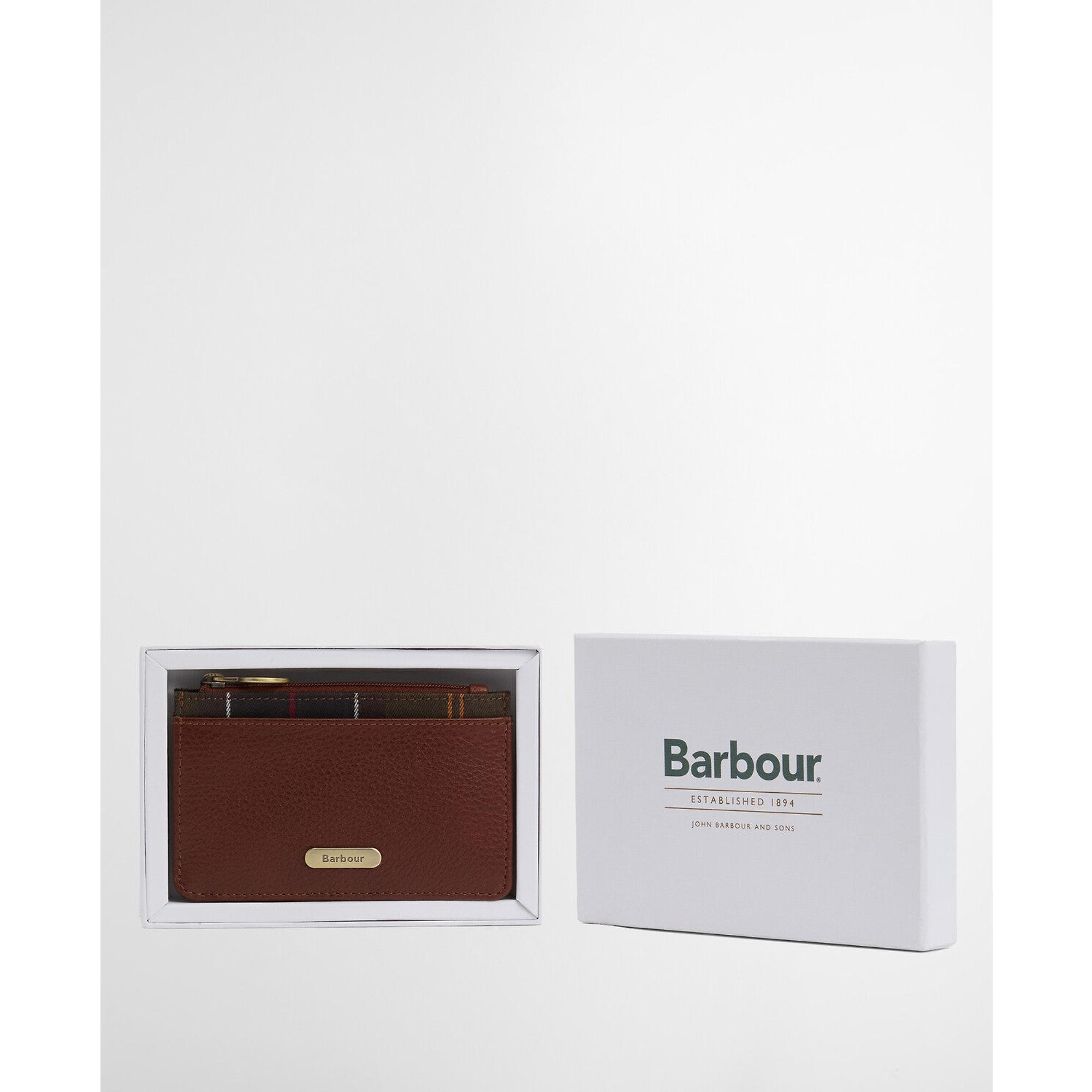 Product image 2 of 6 of Barbour Women's Alder Leather Card Holder - Brown/Classic