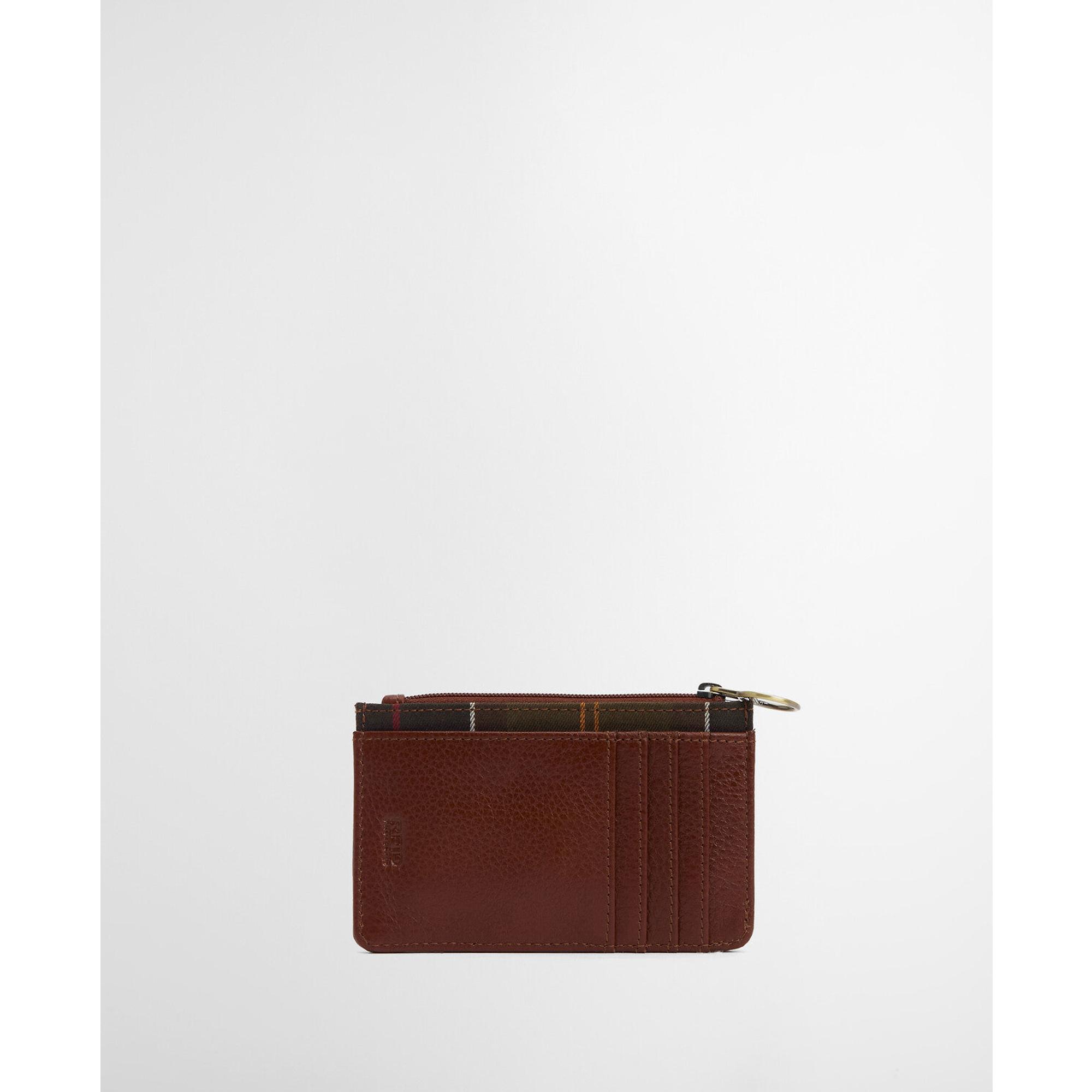 Product image 3 of 6 of Barbour Women's Alder Leather Card Holder - Brown/Classic