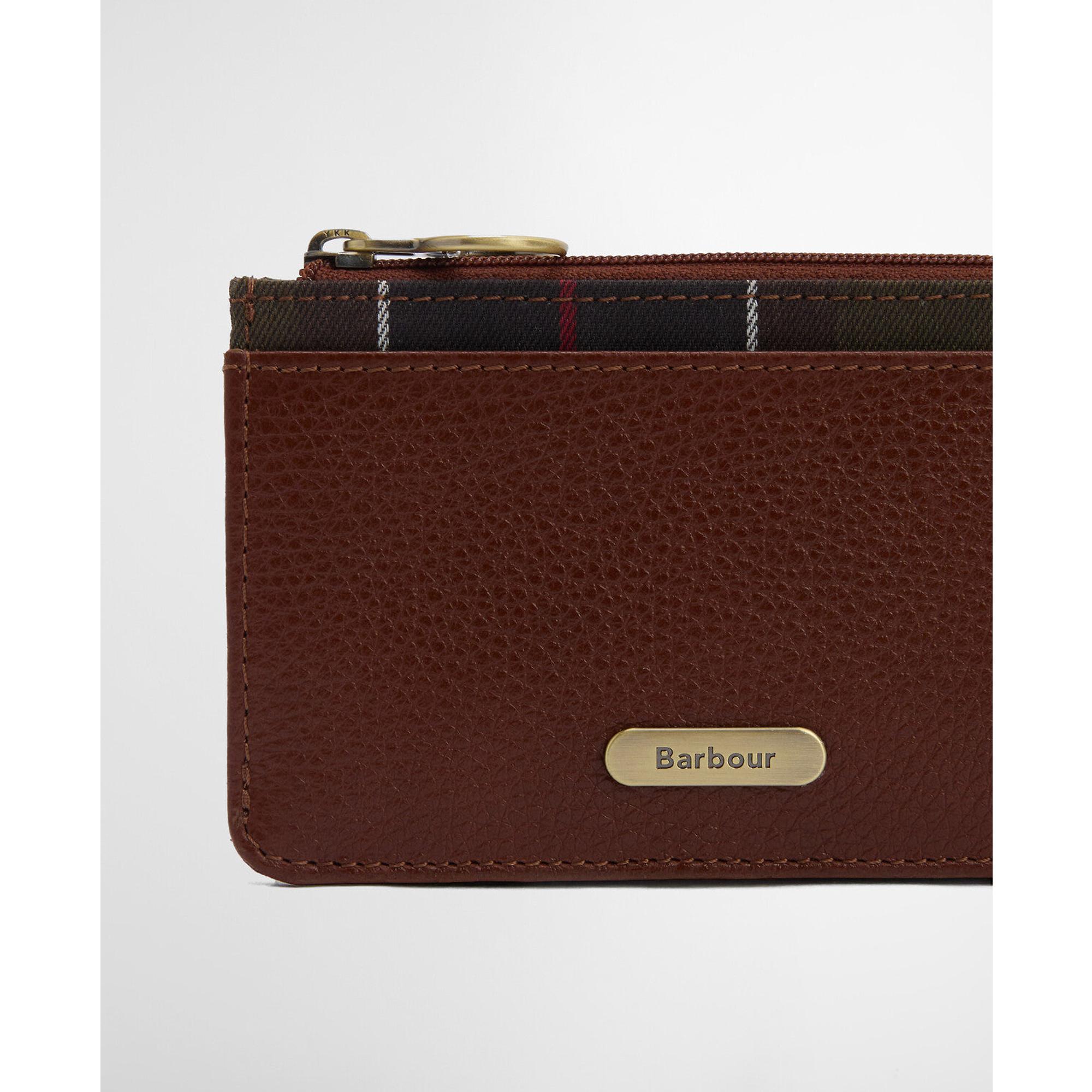 Product image 4 of 6 of Barbour Women's Alder Leather Card Holder - Brown/Classic