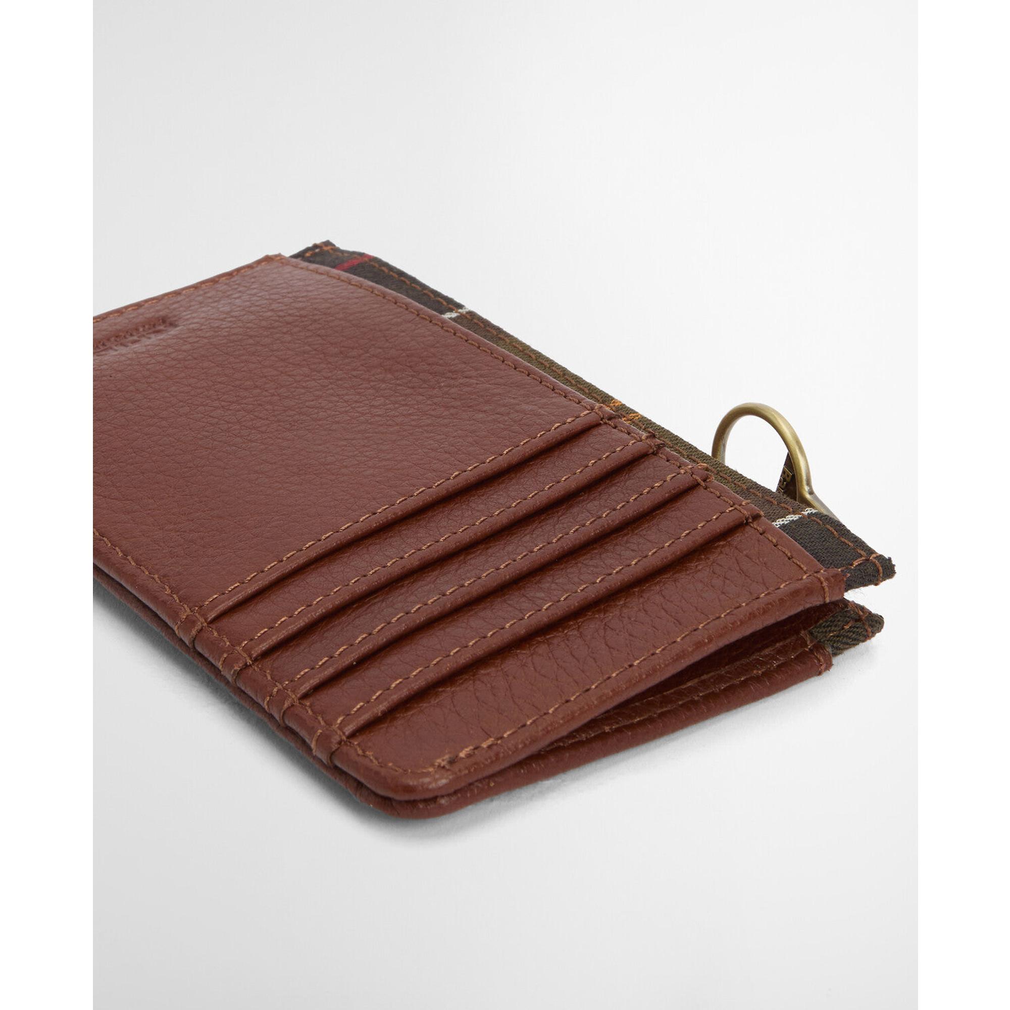 Product image 6 of 6 of Barbour Women's Alder Leather Card Holder - Brown/Classic