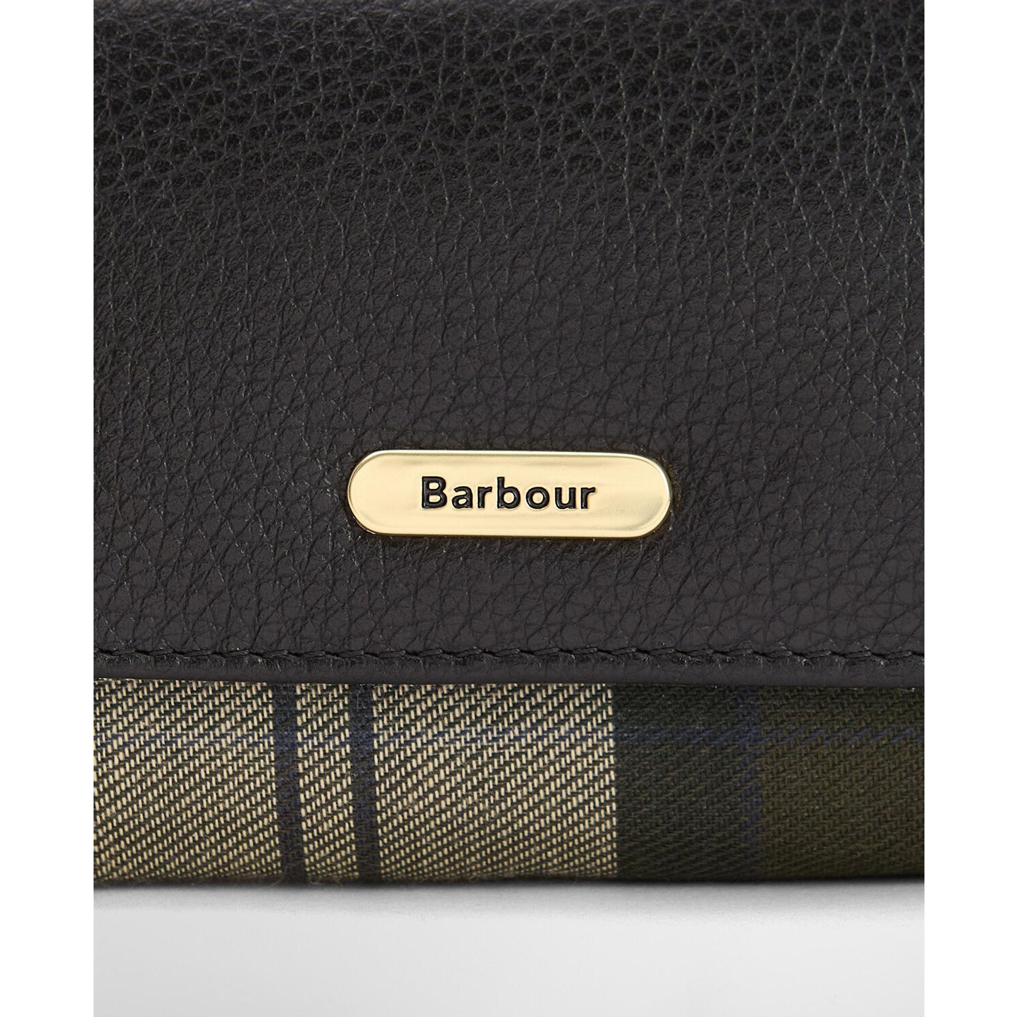 Product image 4 of 7 of Barbour Women's Rosa Leather French Purse - Black/Ancient