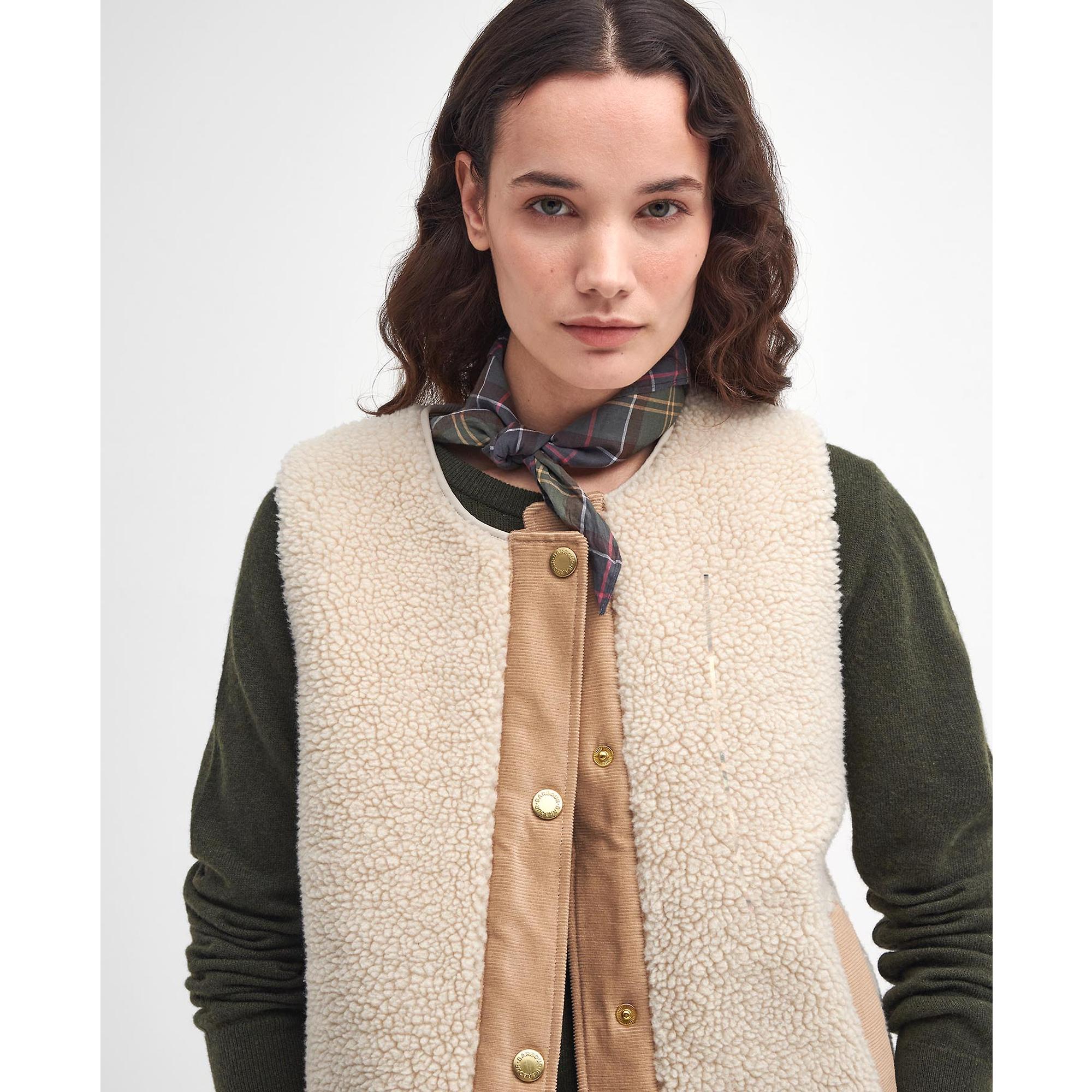 Product image 4 of 10 of Barbour Women's Dulsie Liner - Ecru/Ancient Tartan