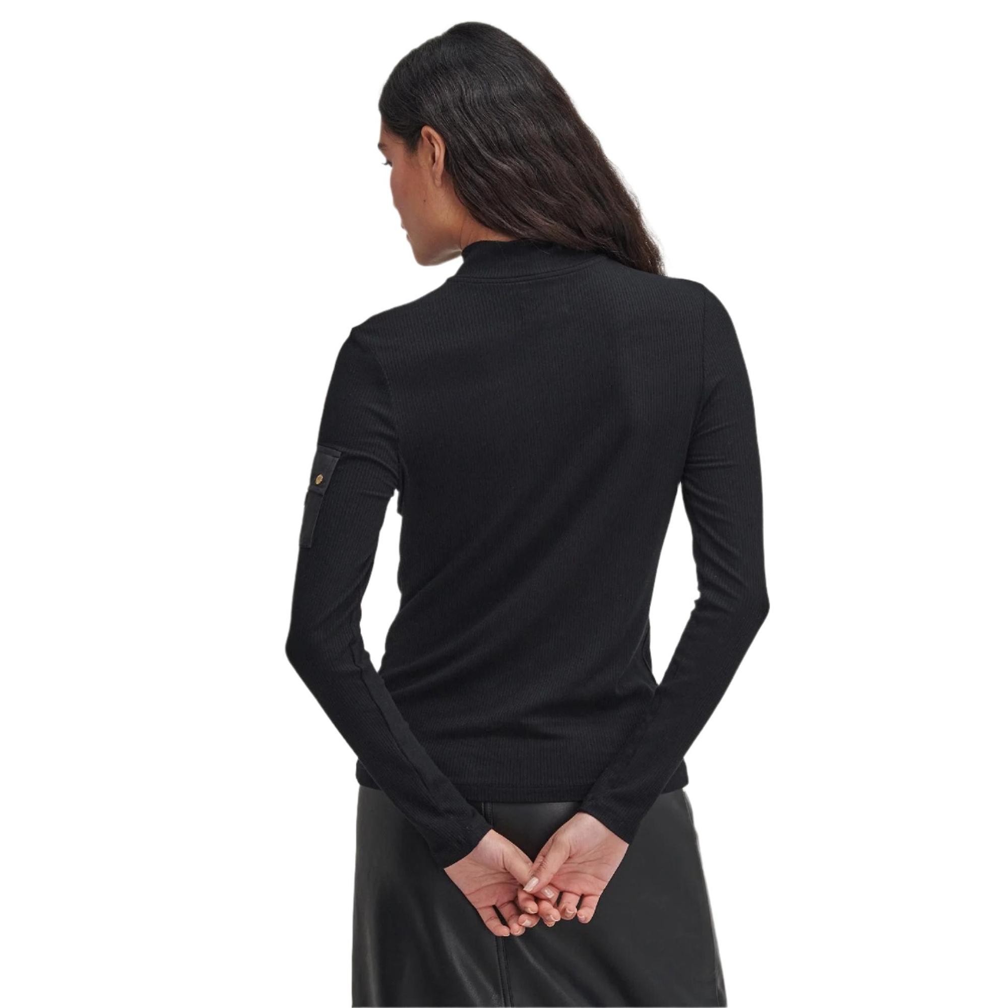 Product image 3 of 8 of Barbour International Women's Hailey Half-Zip Top - Black