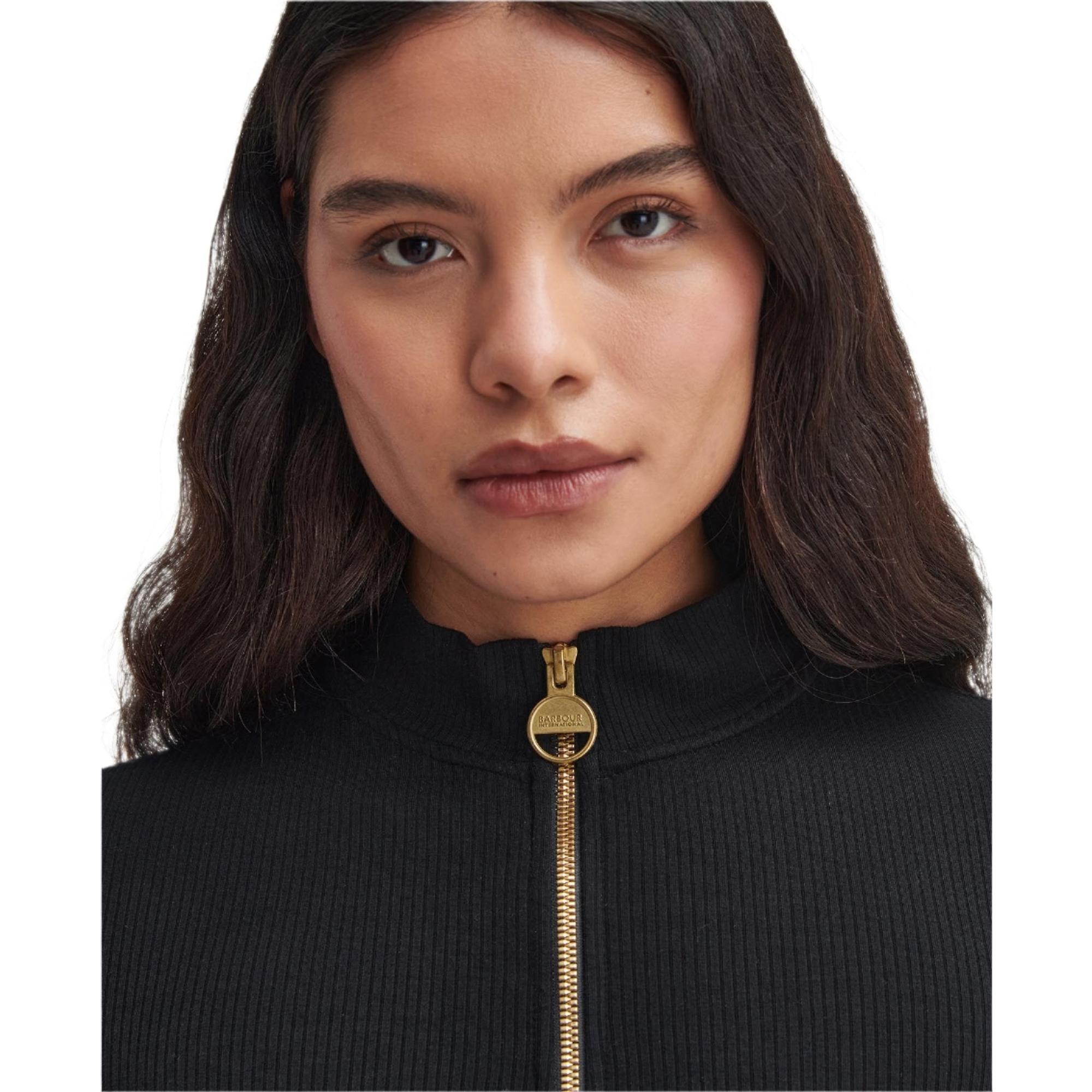 Product image 6 of 8 of Barbour International Women's Hailey Half-Zip Top - Black