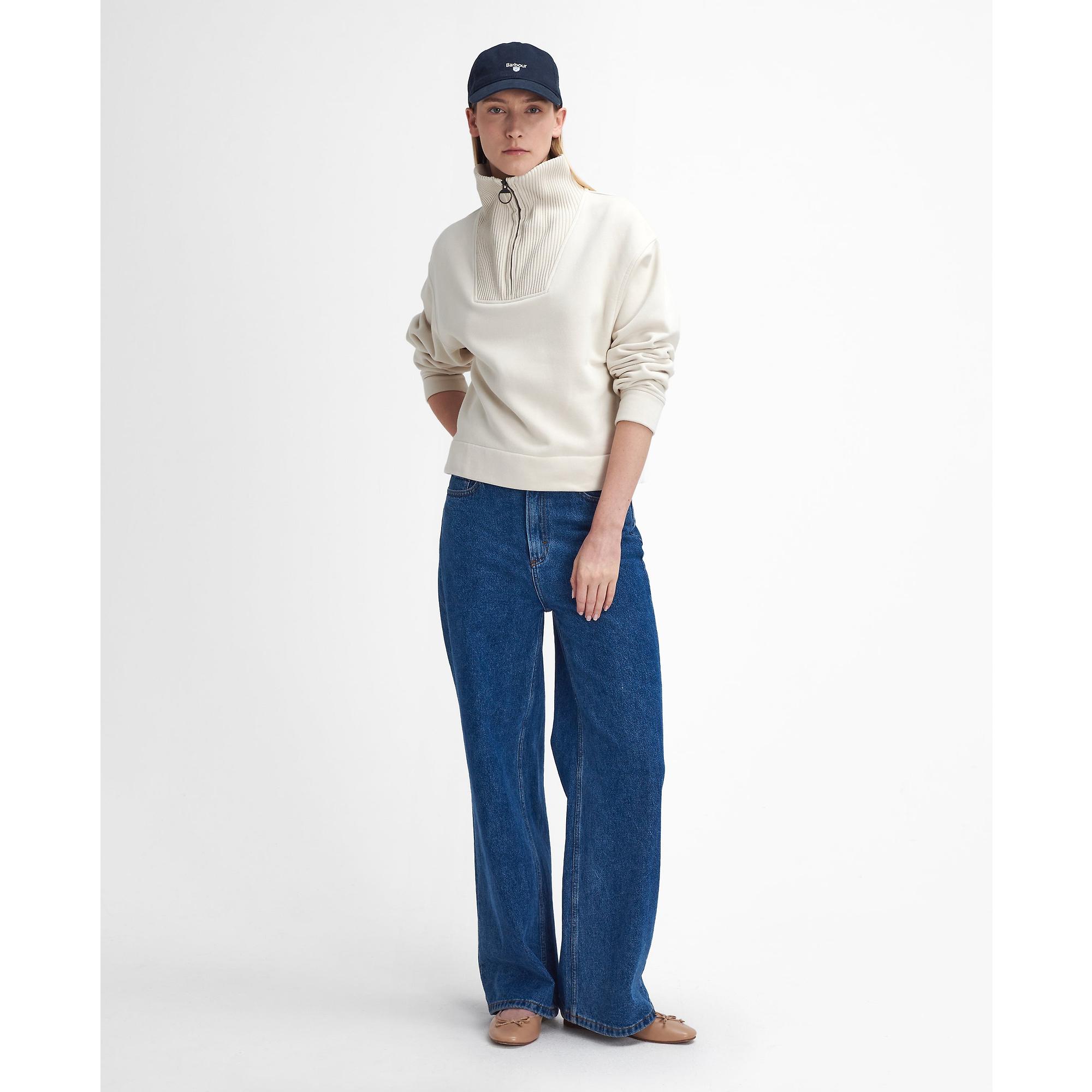 Product image 2 of 6 of Barbour Women's Fleur Sweatshirt - Ecru