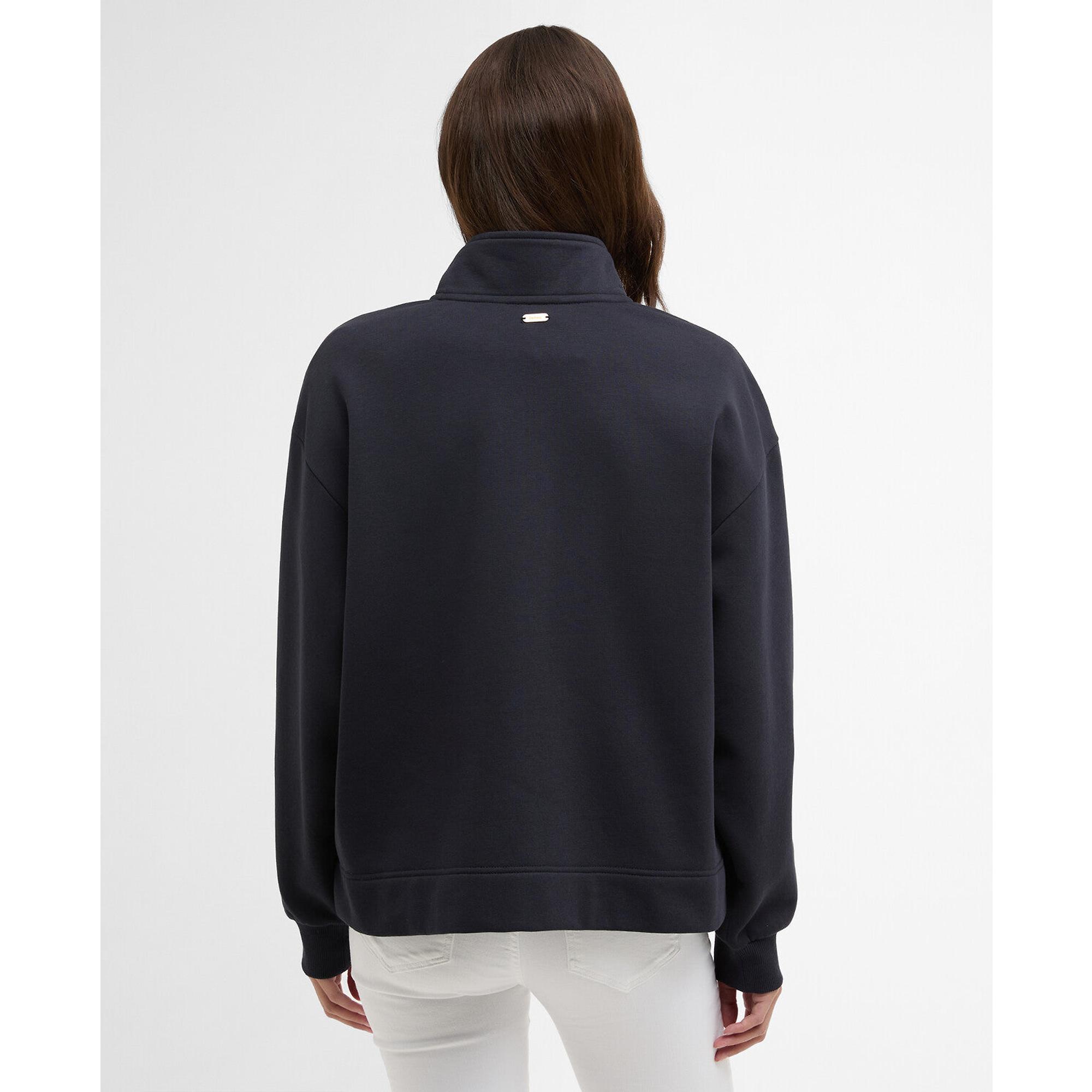 Product image 4 of 6 of Barbour Women's Zaria Quarter-Zip Jumper - Dark Navy