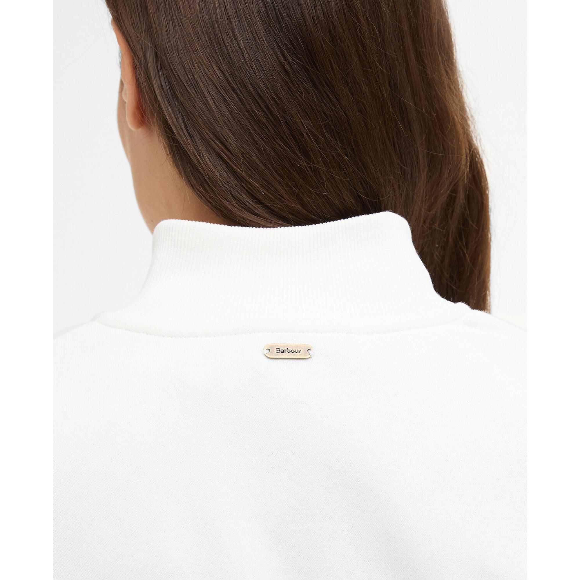 Product image 6 of 6 of Barbour Women's Cynthia Half Zip Sweatshirt - Cloud