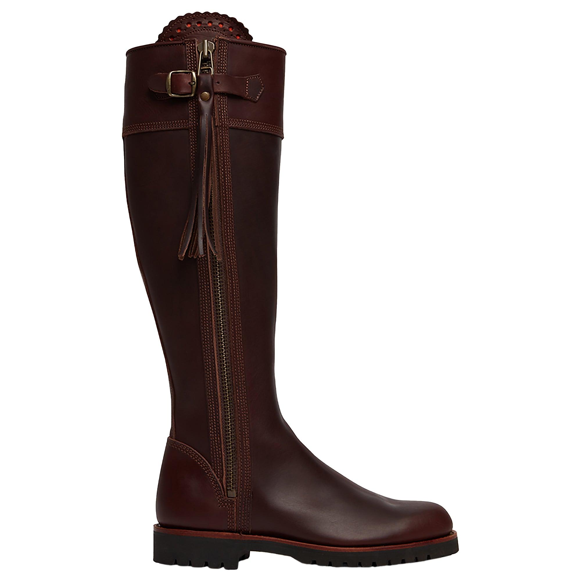 Product image 1 of 4 of Penelope Chilvers Women's Long Tassel Boots Generous Fit - Conker