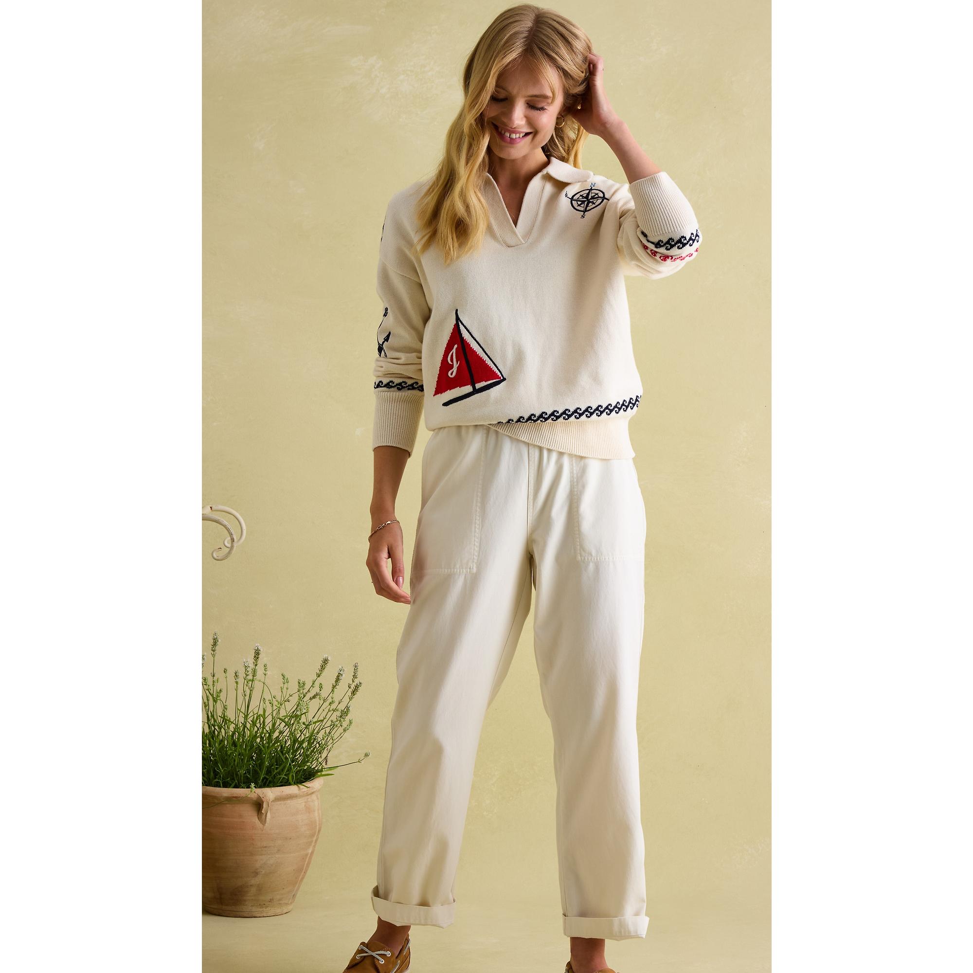 Product image 6 of 6 of Joules Women's Relaxed Chinos - Cream