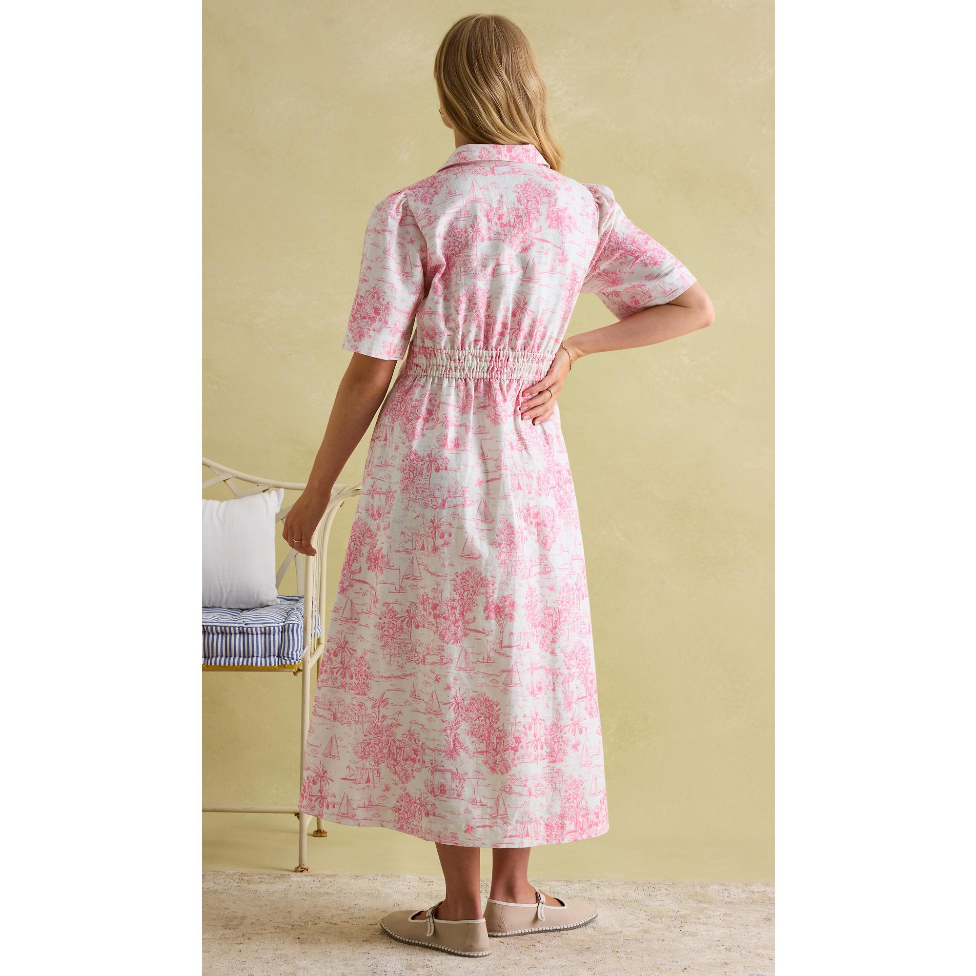 Product image 3 of 7 of Joules Women's Marina Dress - Pink Toile