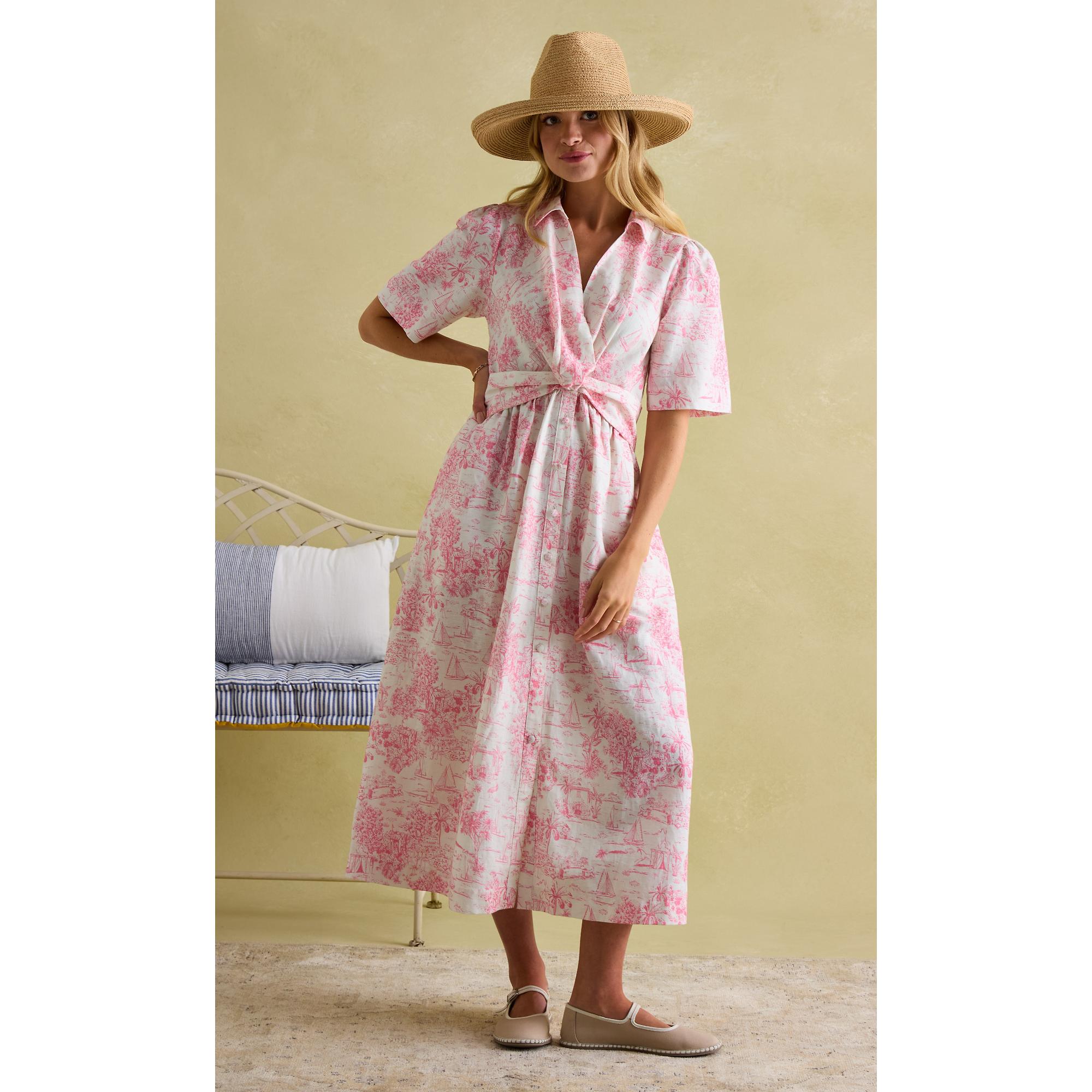 Product image 2 of 7 of Joules Women's Marina Dress - Pink Toile