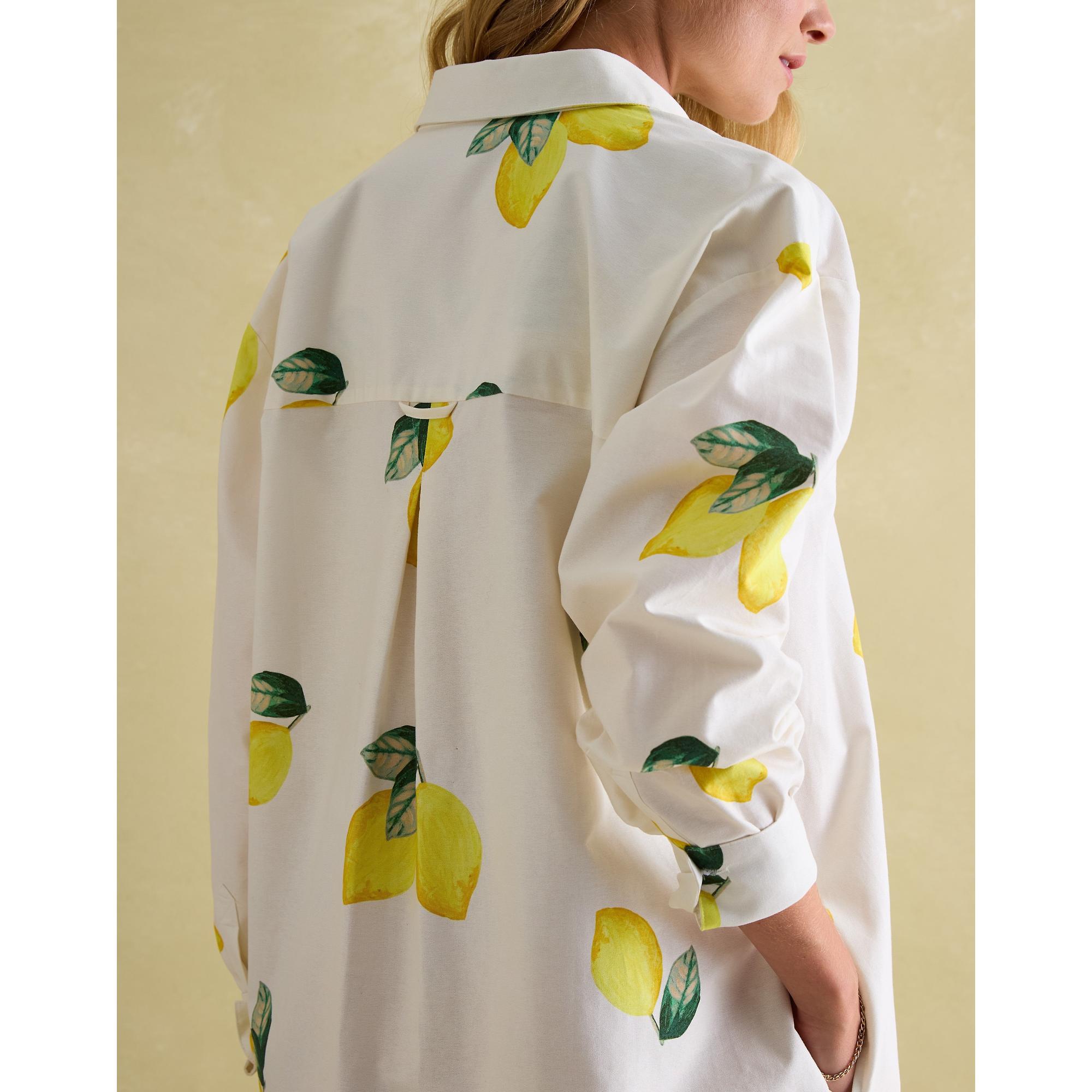 Product image 6 of 10 of Joules Women's Phoebe Shirt Dress - White Lemon