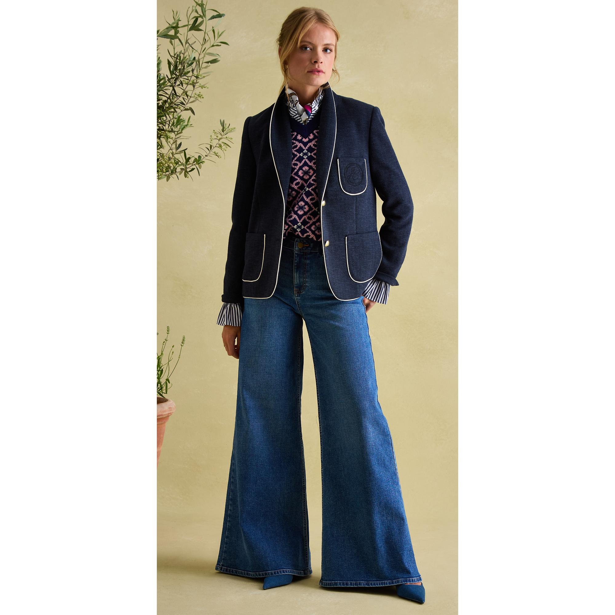 Product image 10 of 12 of Joules Women's Palazzo Jeans - Mid Blue Denim