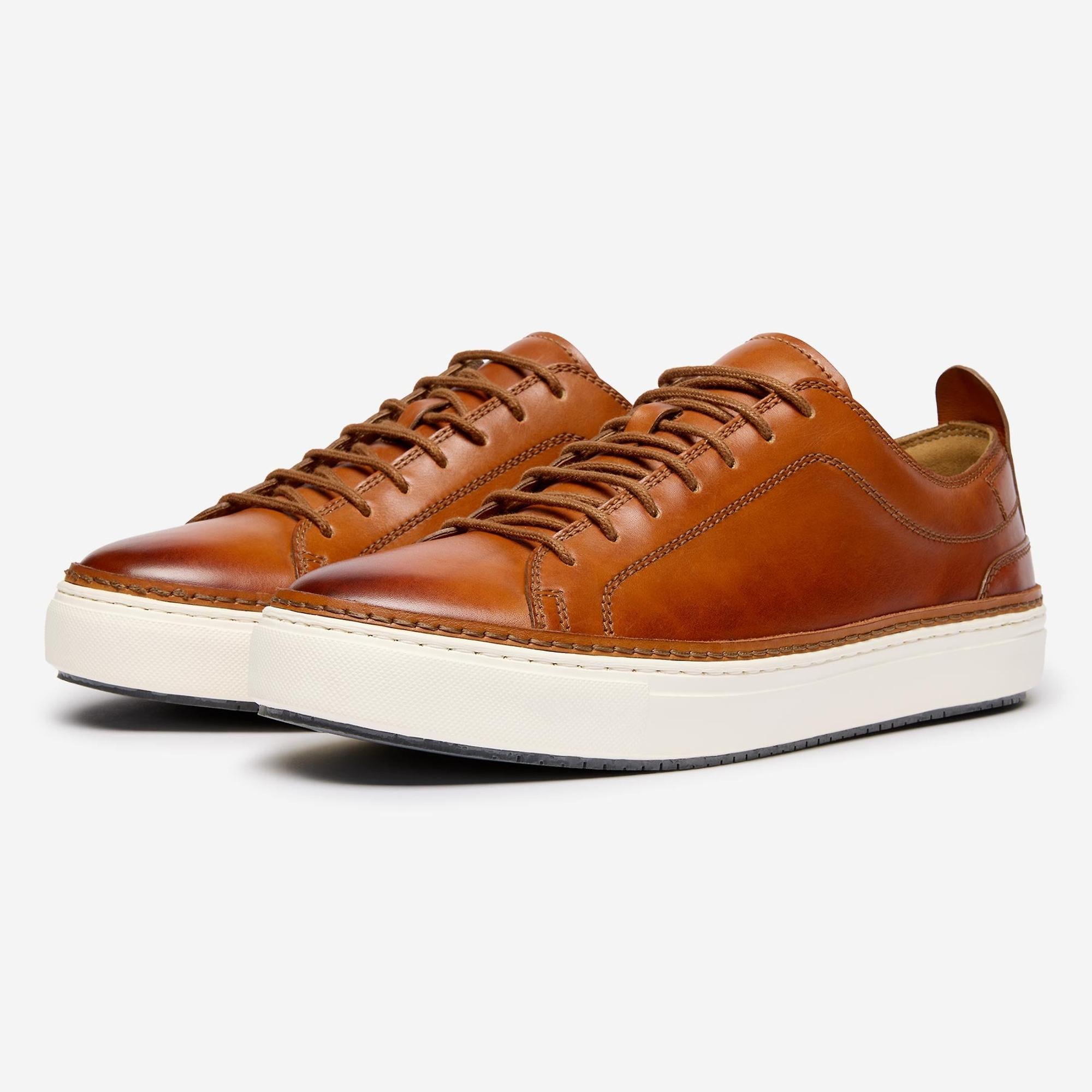 Product image 2 of 5 of Oliver Sweeney Men's Lopes Calf Leather Cupsole Trainers - Tan