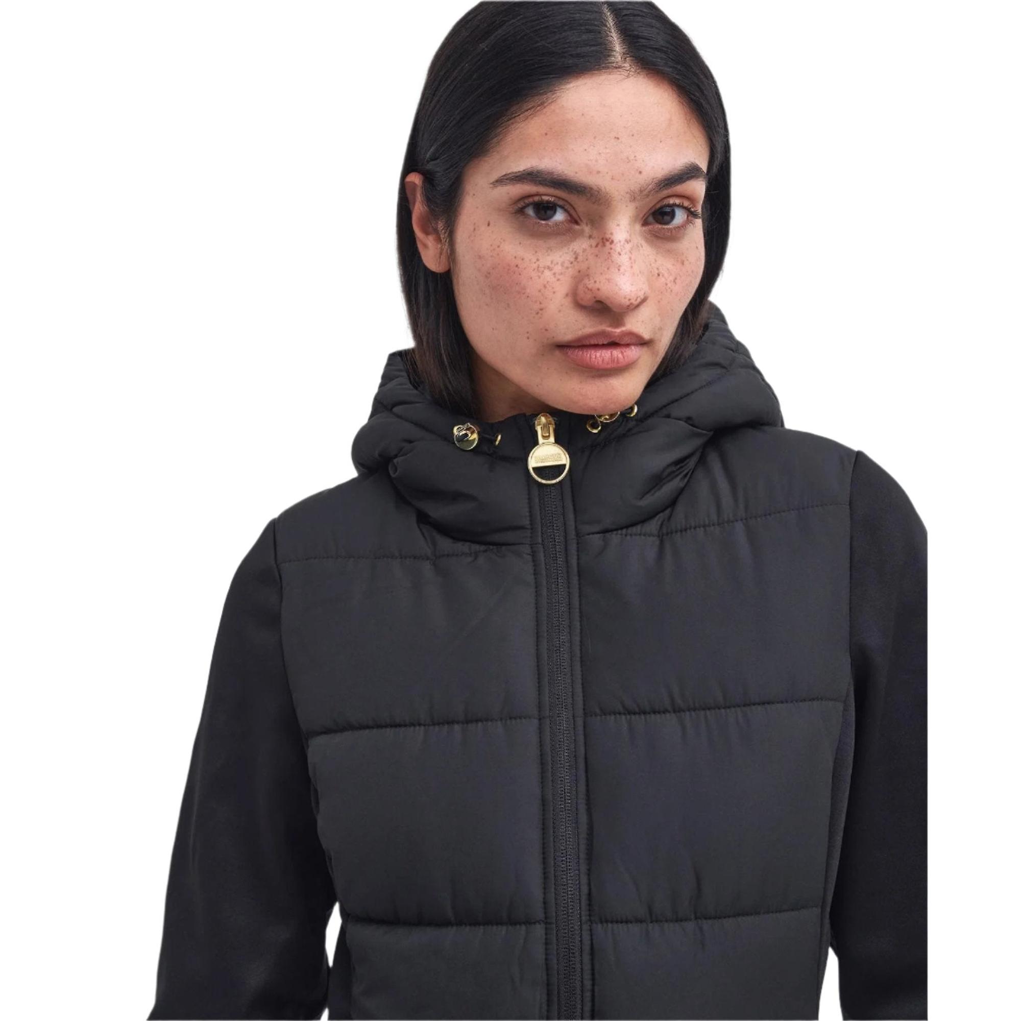Product image 4 of 9 of Barbour International Women's Bondar Quilted Sweatshirt - Black