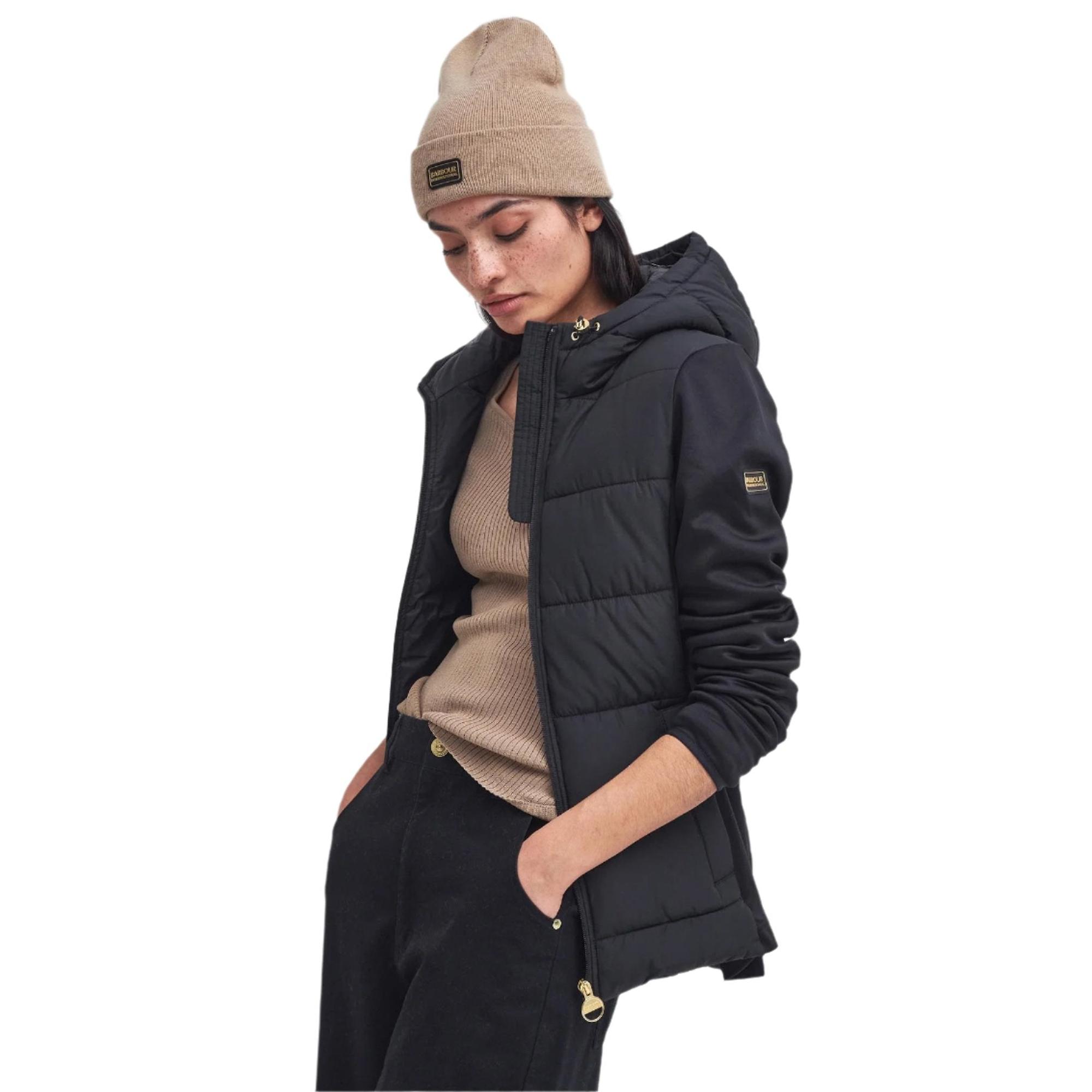 Product image 7 of 9 of Barbour International Women's Bondar Quilted Sweatshirt - Black