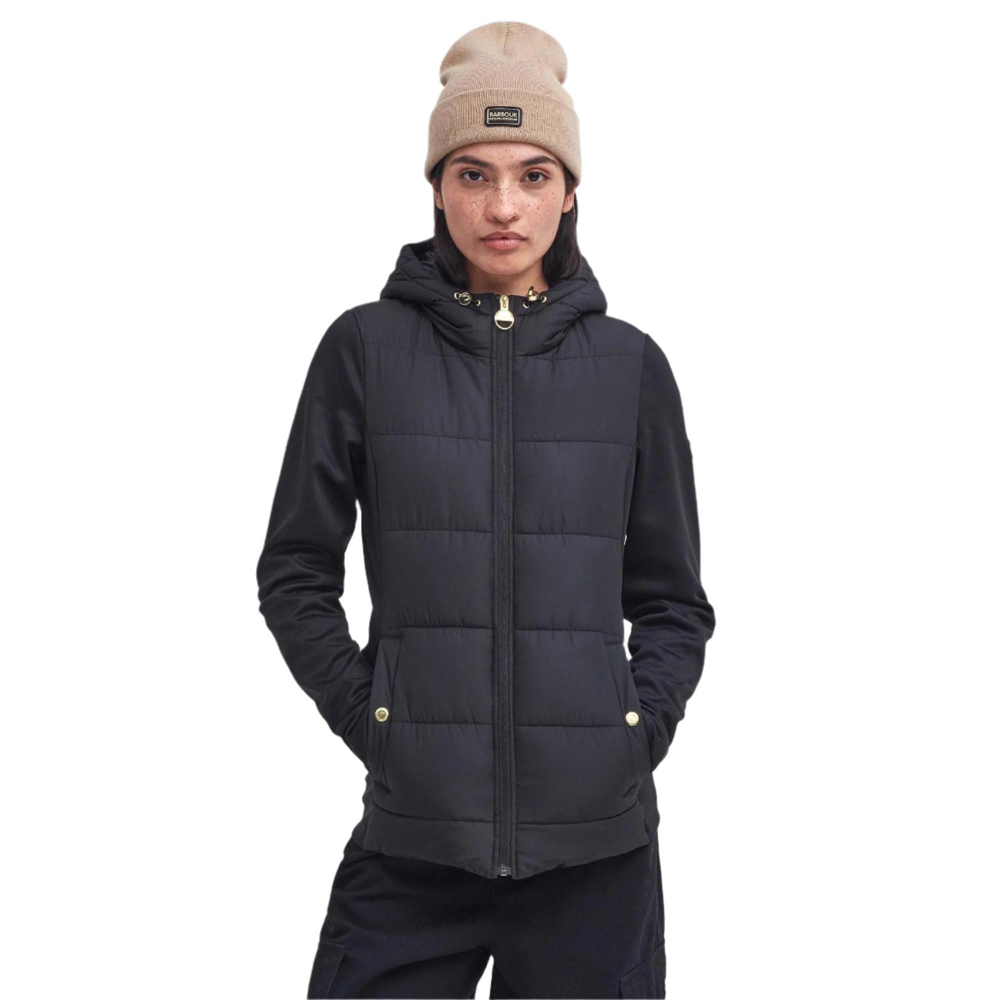 Product image 2 of 9 of Barbour International Women's Bondar Quilted Sweatshirt - Black