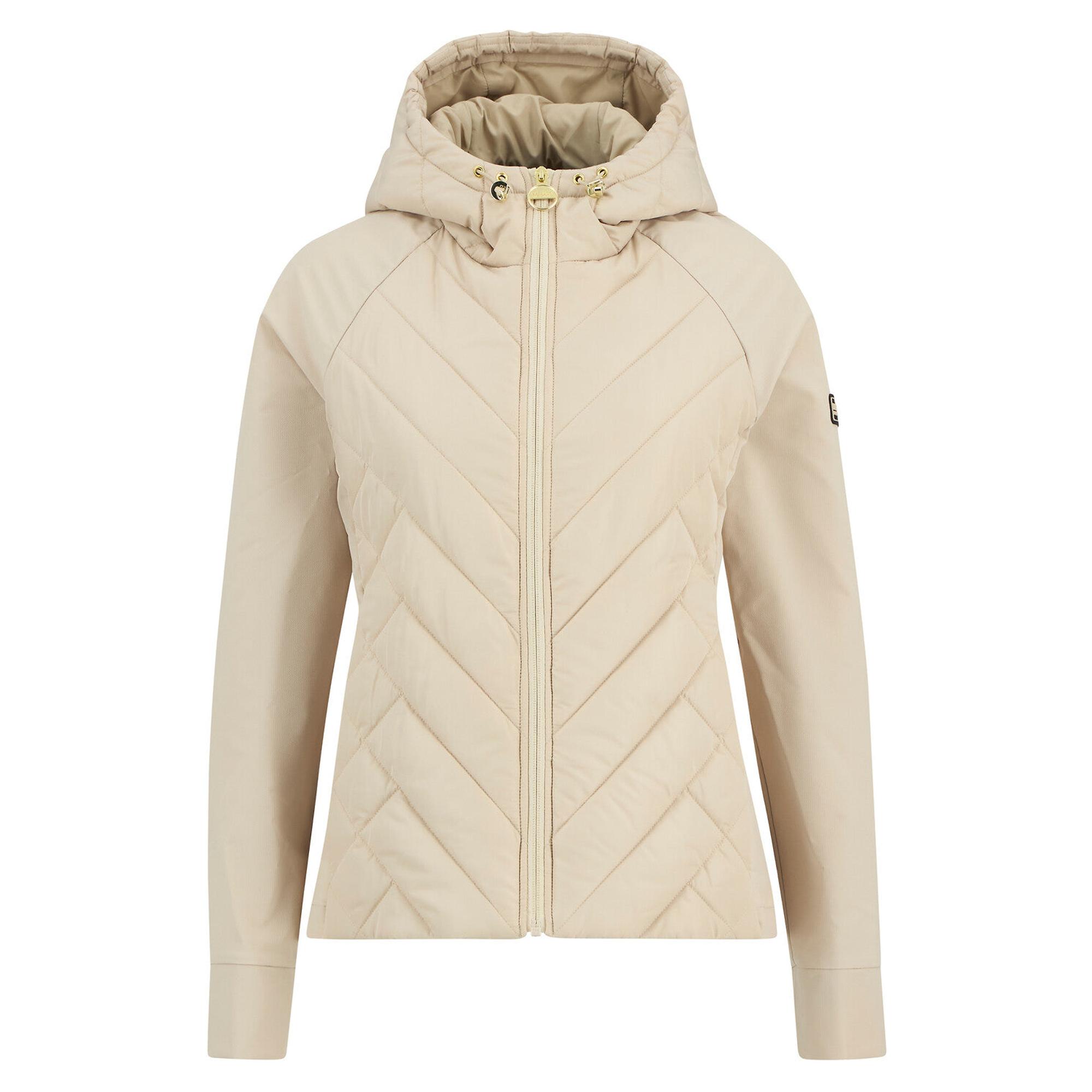 Product image 1 of 7 of Barbour International Women's Dakota Quilted Sweat Jacket - Cement