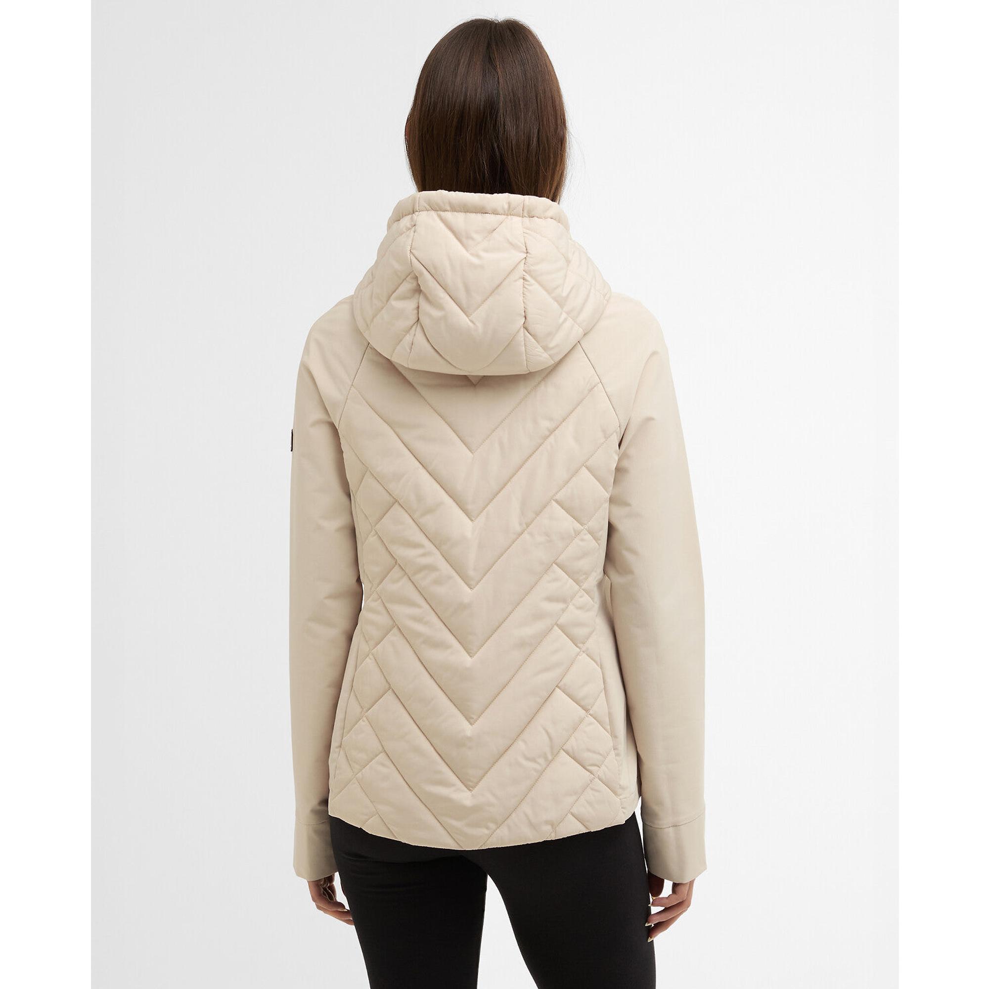 Product image 4 of 7 of Barbour International Women's Dakota Quilted Sweat Jacket - Cement