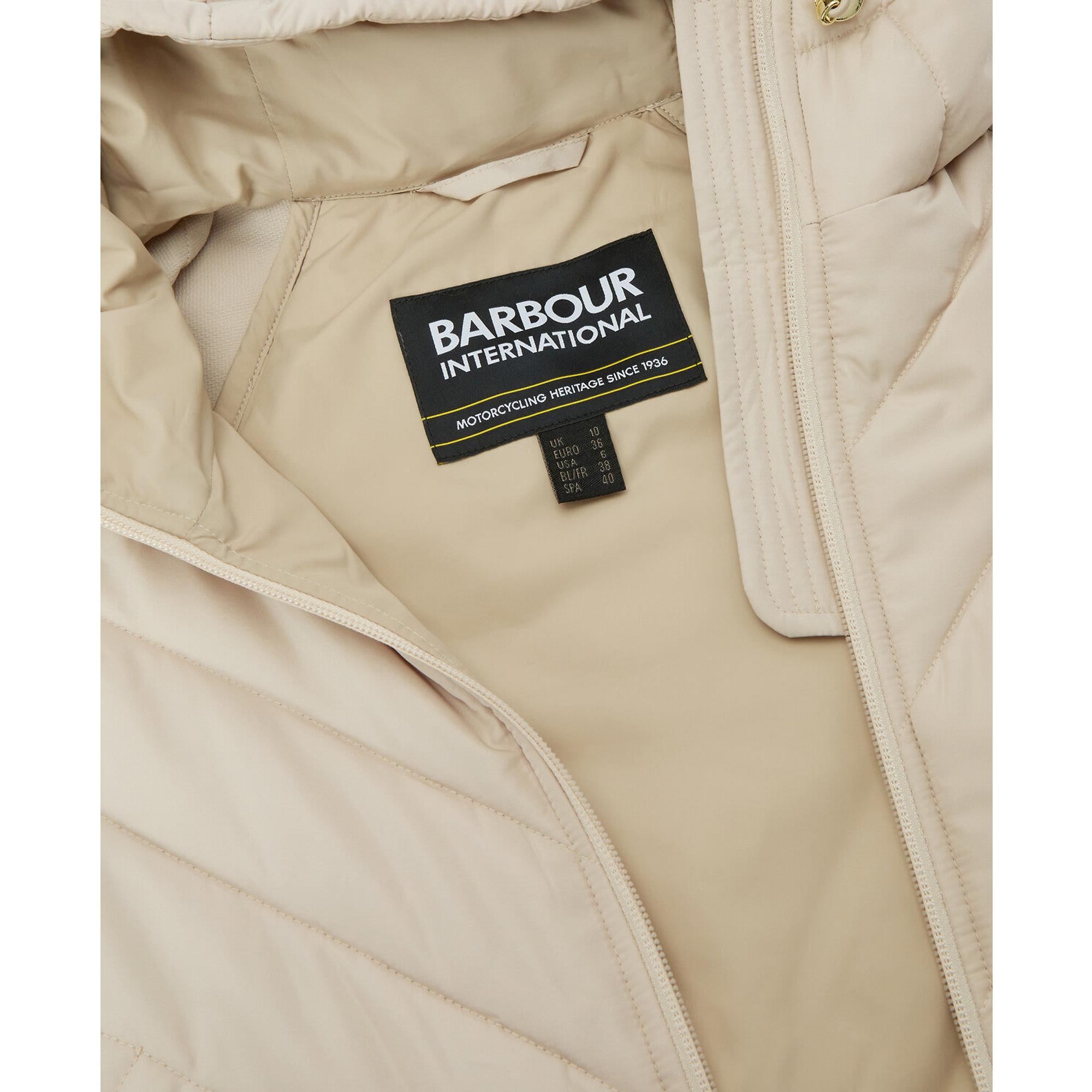 Product image 7 of 7 of Barbour International Women's Dakota Quilted Sweat Jacket - Cement