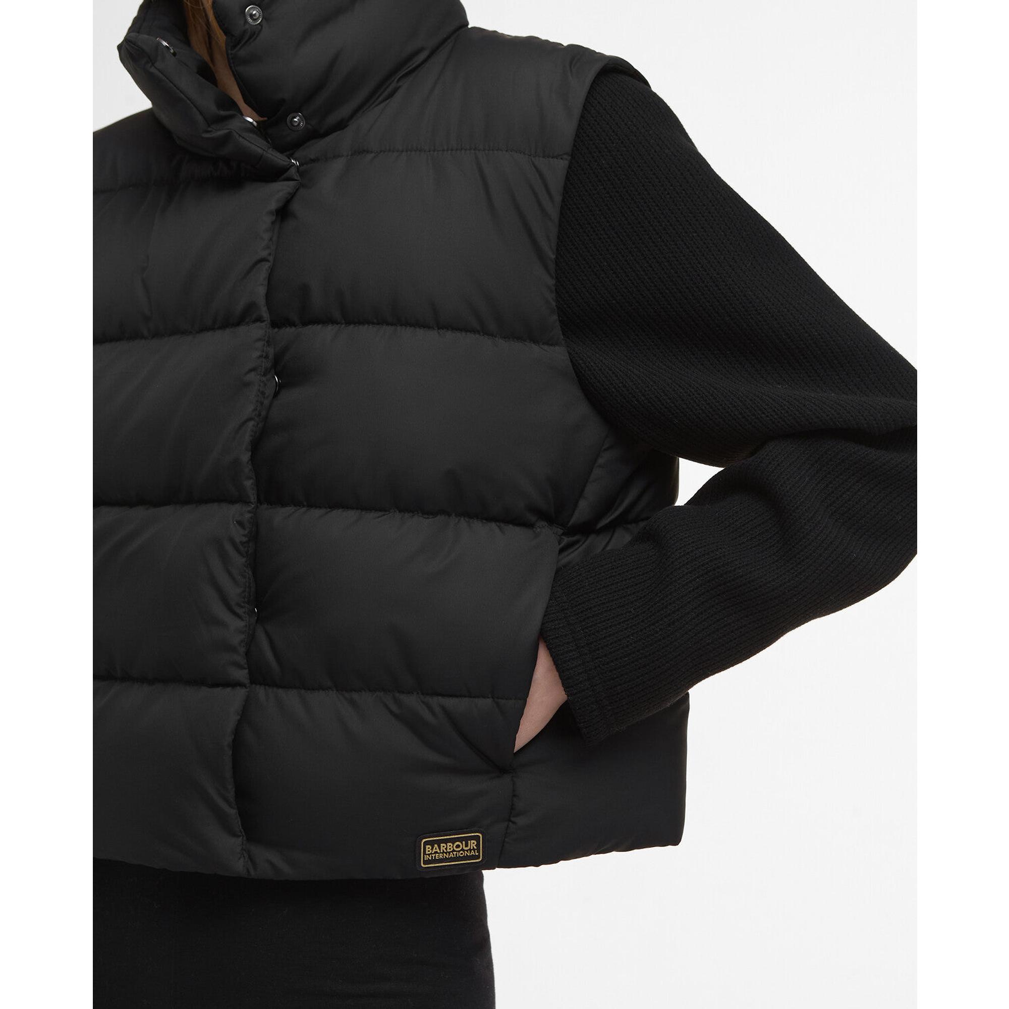 Product image 5 of 6 of Barbour International Women's San Telmo Quilted Sweatshirt - Black