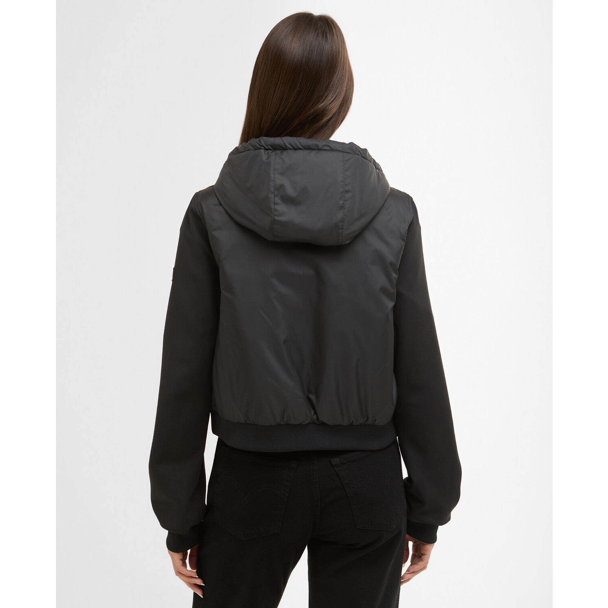 Product image 4 of 7 of Barbour International Women's Equinox Quilted Sweat Jacket - Black