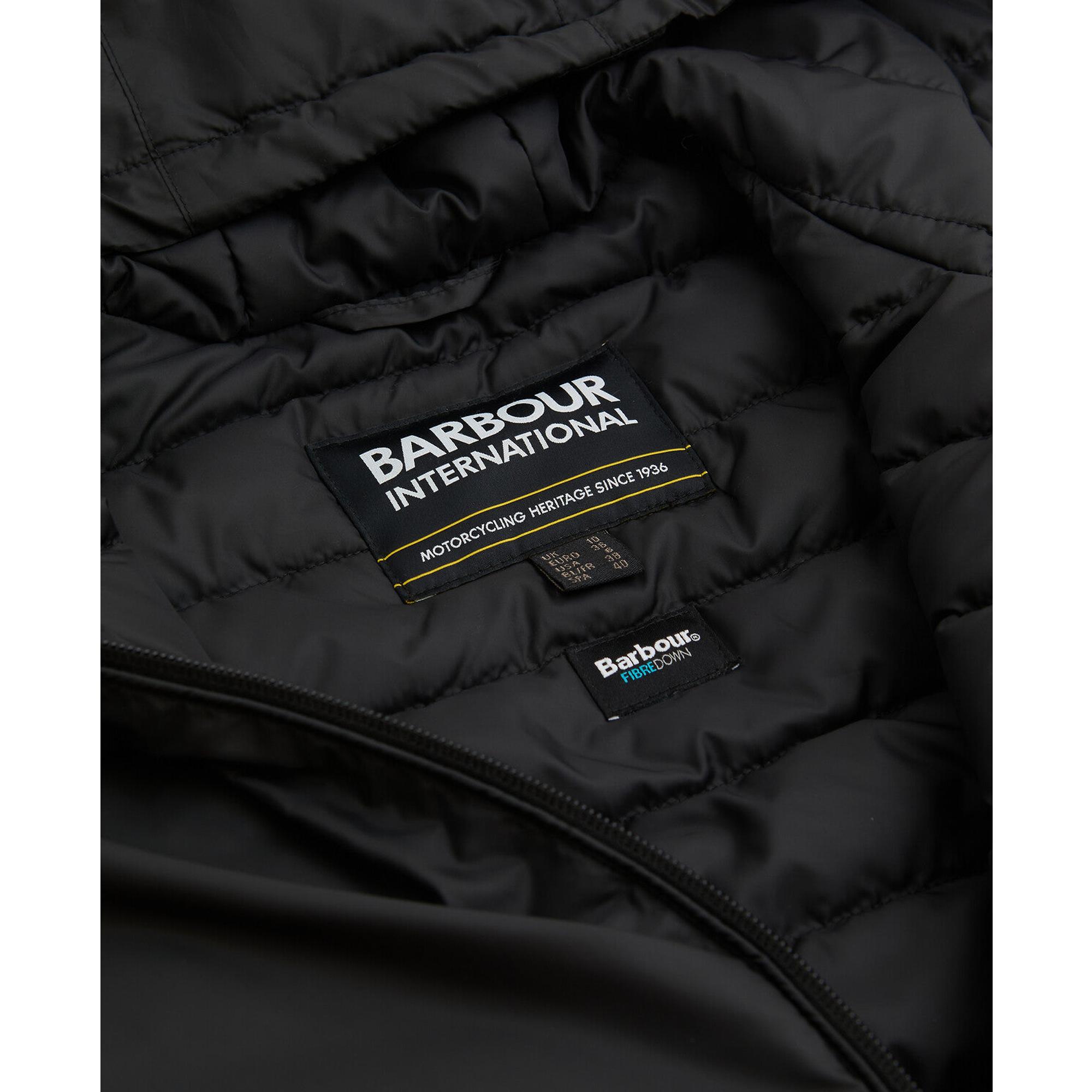 Product image 7 of 7 of Barbour International Women's Equinox Quilted Sweat Jacket - Black