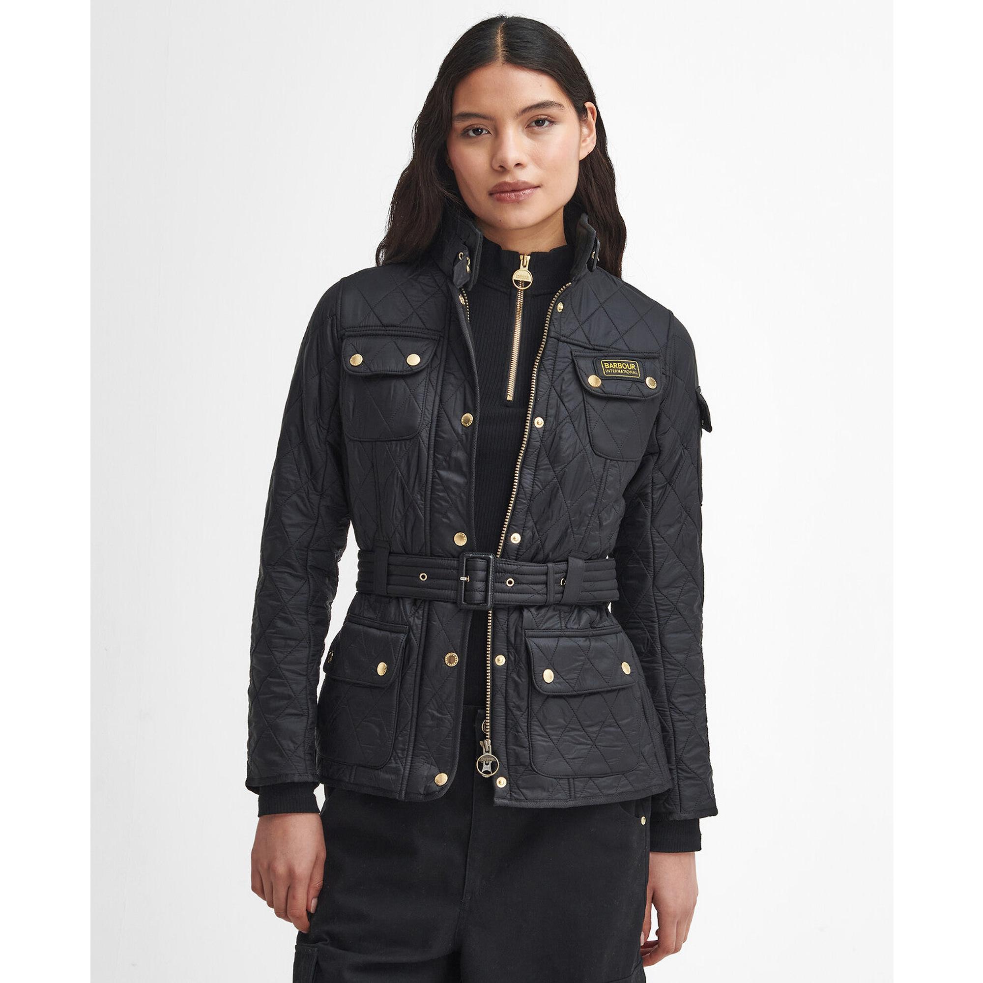 Product image 2 of 8 of Barbour International Women's Polarquilt Jacket - Black/Black