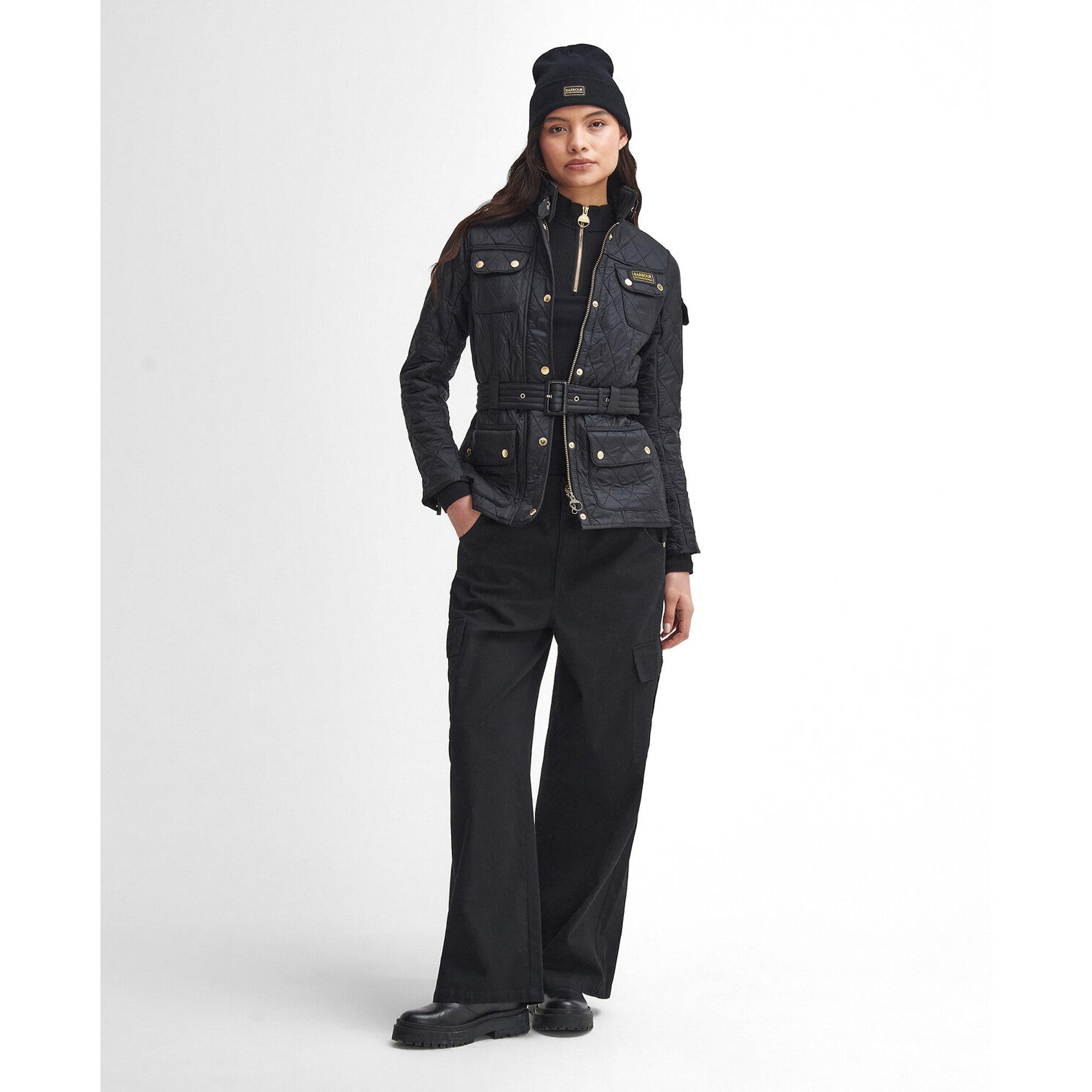 Product image 3 of 8 of Barbour International Women's Polarquilt Jacket - Black/Black