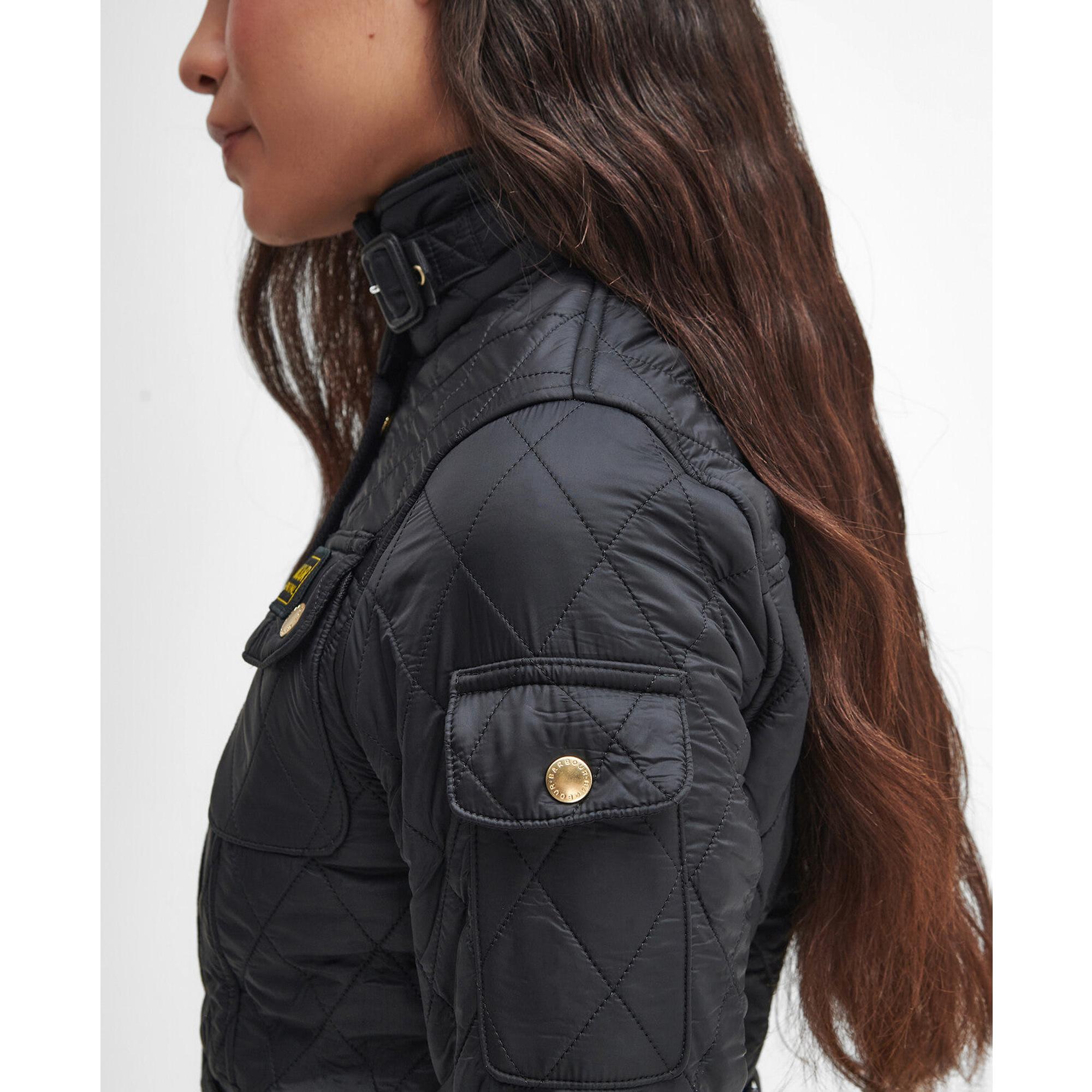 Product image 5 of 8 of Barbour International Women's Polarquilt Jacket - Black/Black