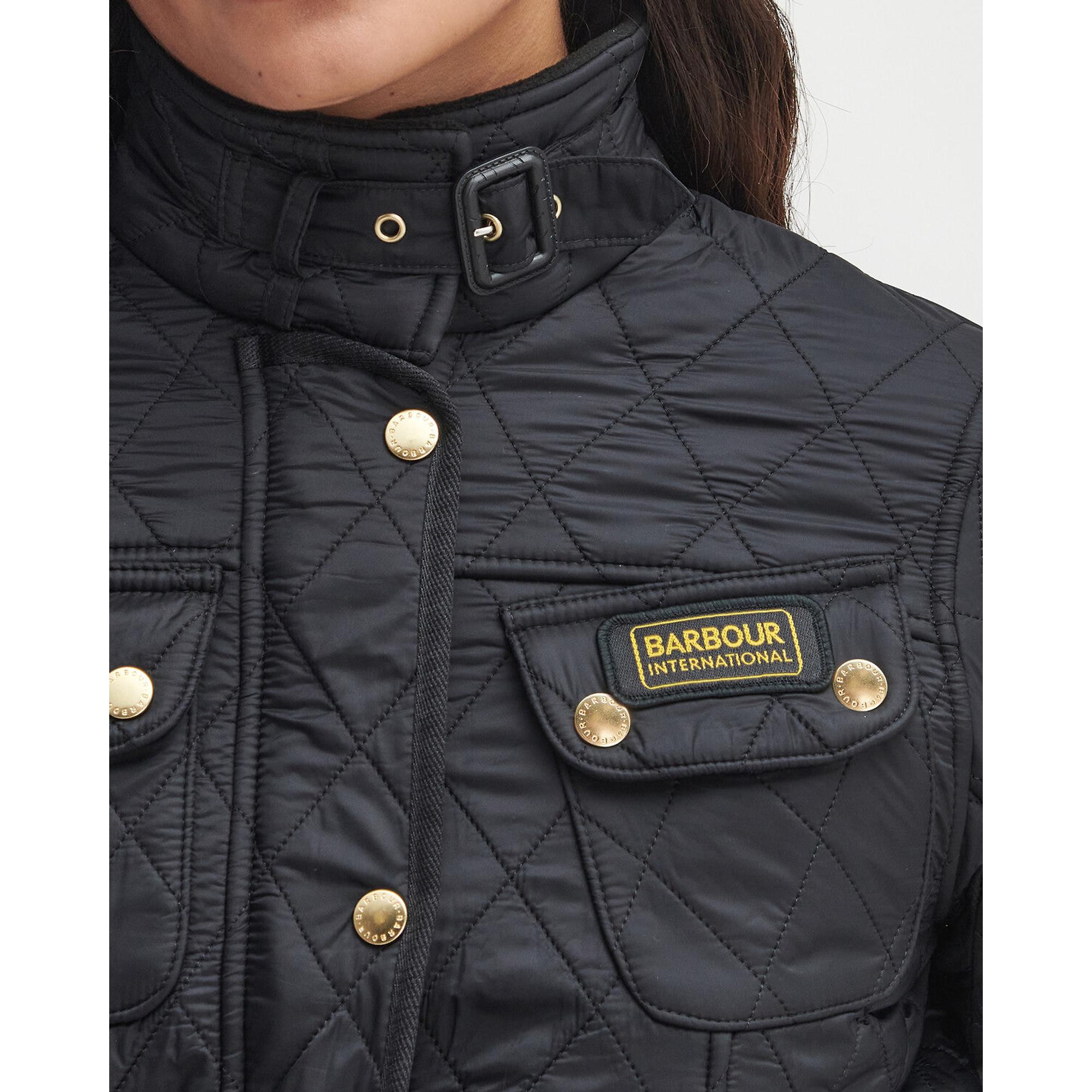 Product image 6 of 8 of Barbour International Women's Polarquilt Jacket - Black/Black