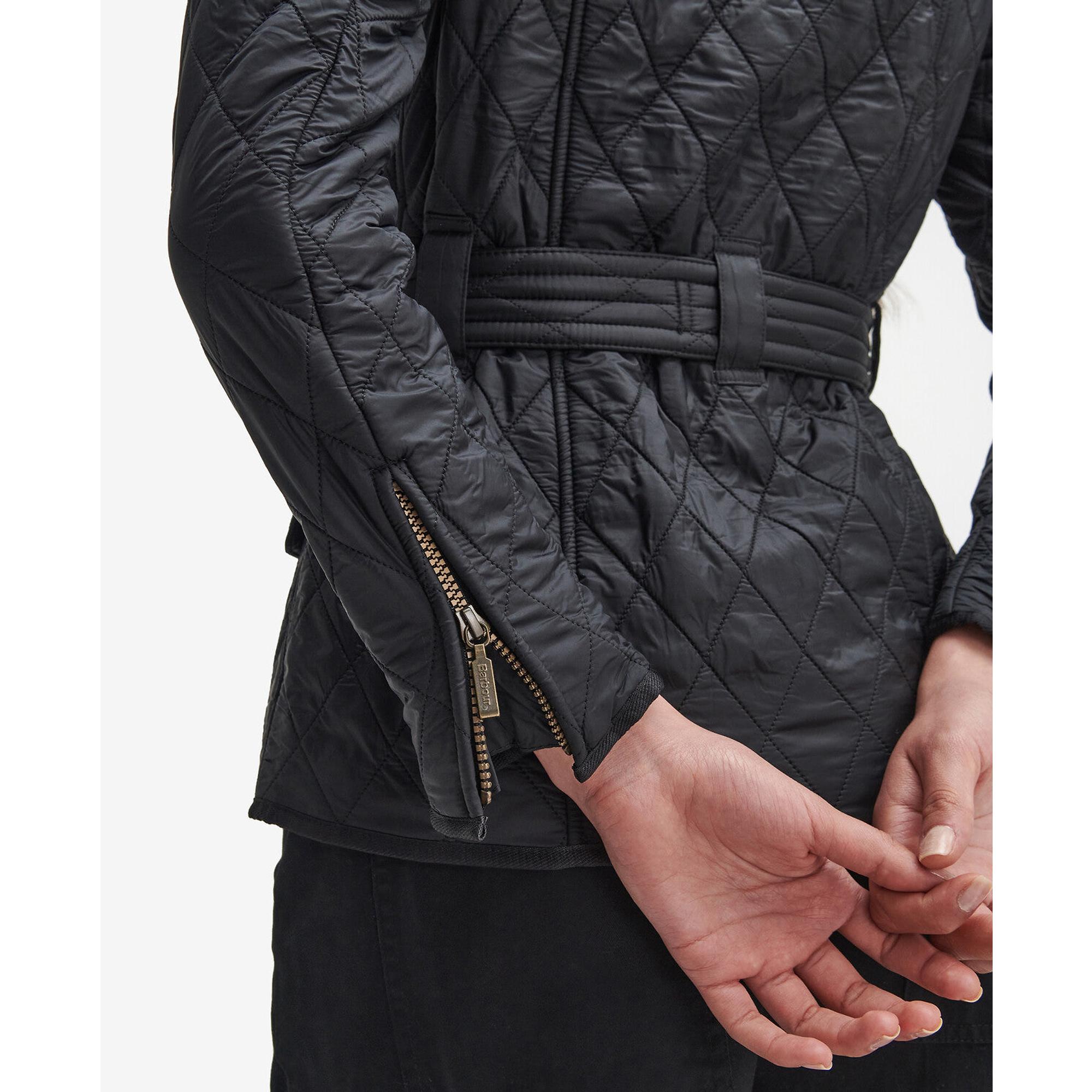 Product image 8 of 8 of Barbour International Women's Polarquilt Jacket - Black/Black