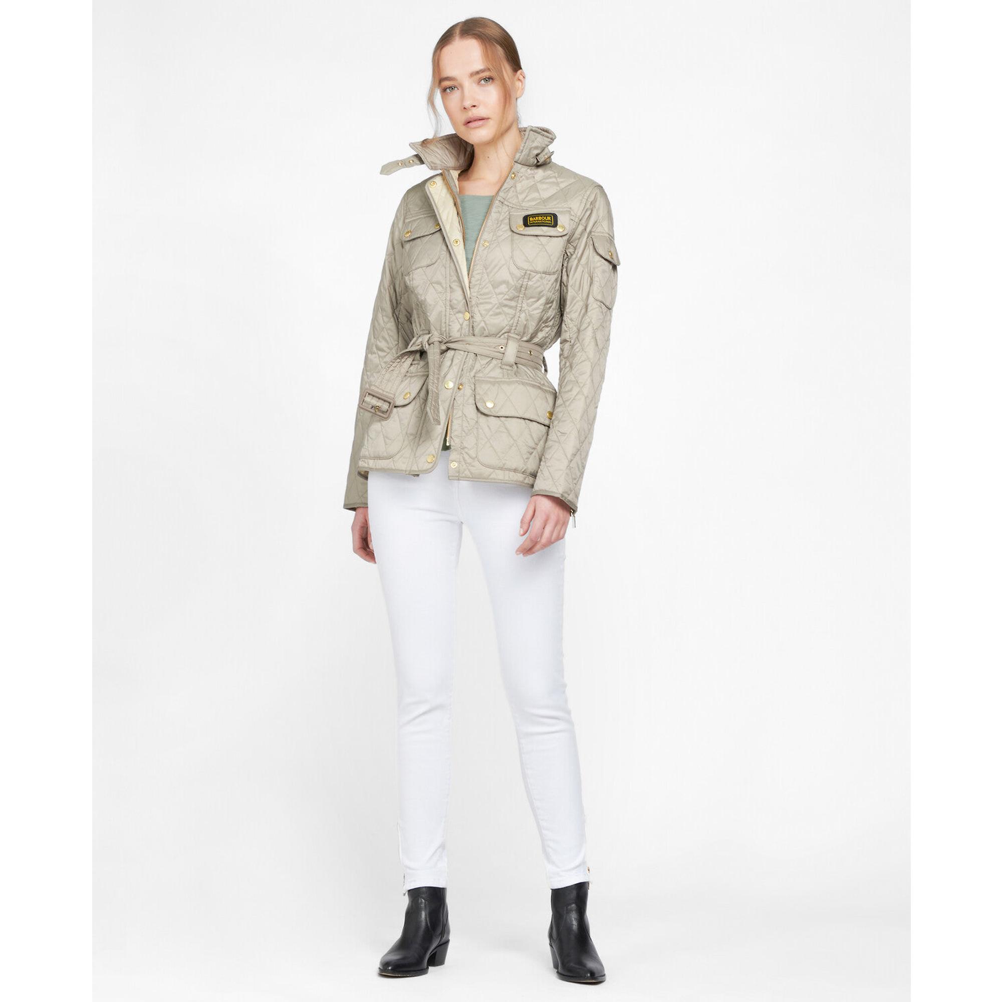 Product image 3 of 8 of Barbour International Women's International Quilt Jacket - Taupe/Pearl
