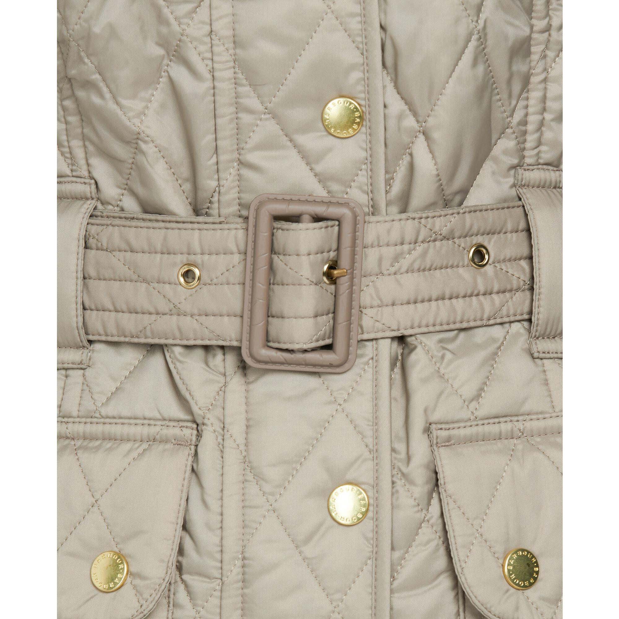 Product image 5 of 8 of Barbour International Women's International Quilt Jacket - Taupe/Pearl