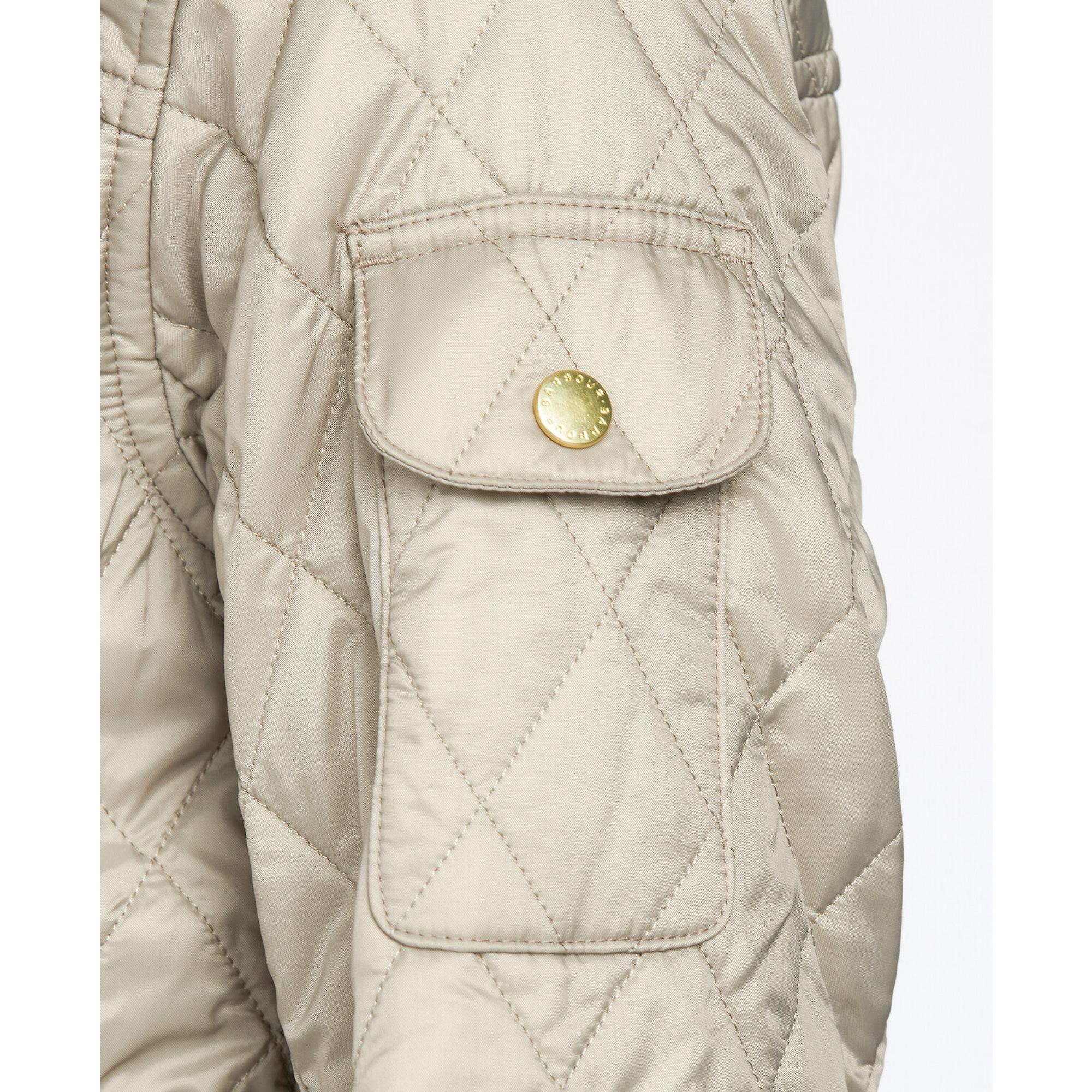 Product image 8 of 8 of Barbour International Women's International Quilt Jacket - Taupe/Pearl