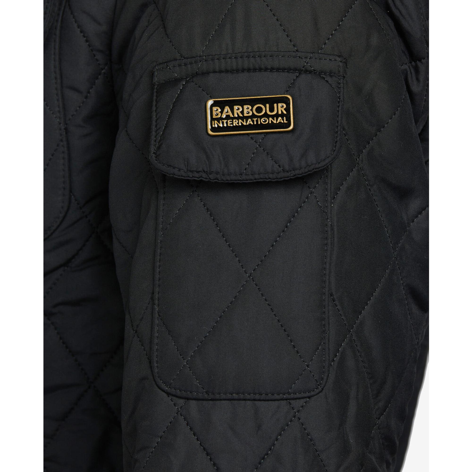 Product image 9 of 9 of Barbour International Women's Tourer Polarquilt Jacket - Black/Black