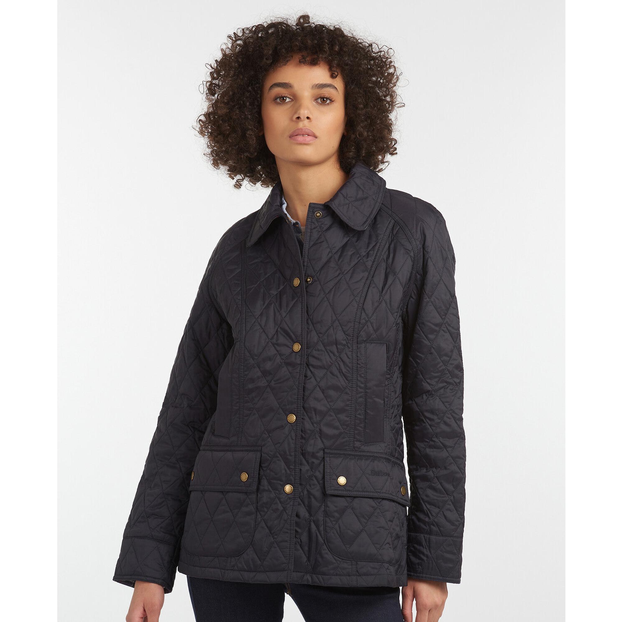Product image 2 of 9 of Barbour Women's Beadnell Quilted Jacket - Navy