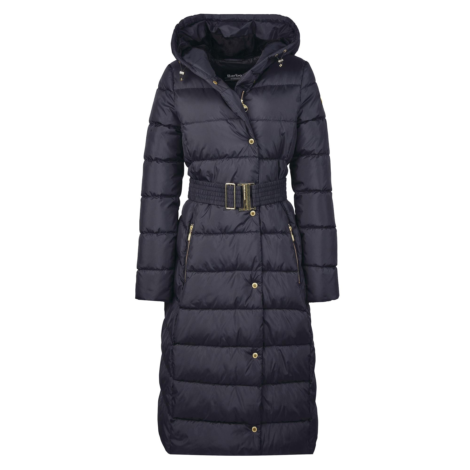 Product image 1 of 10 of Barbour International Women's Track Line Quilted Jacket - Black