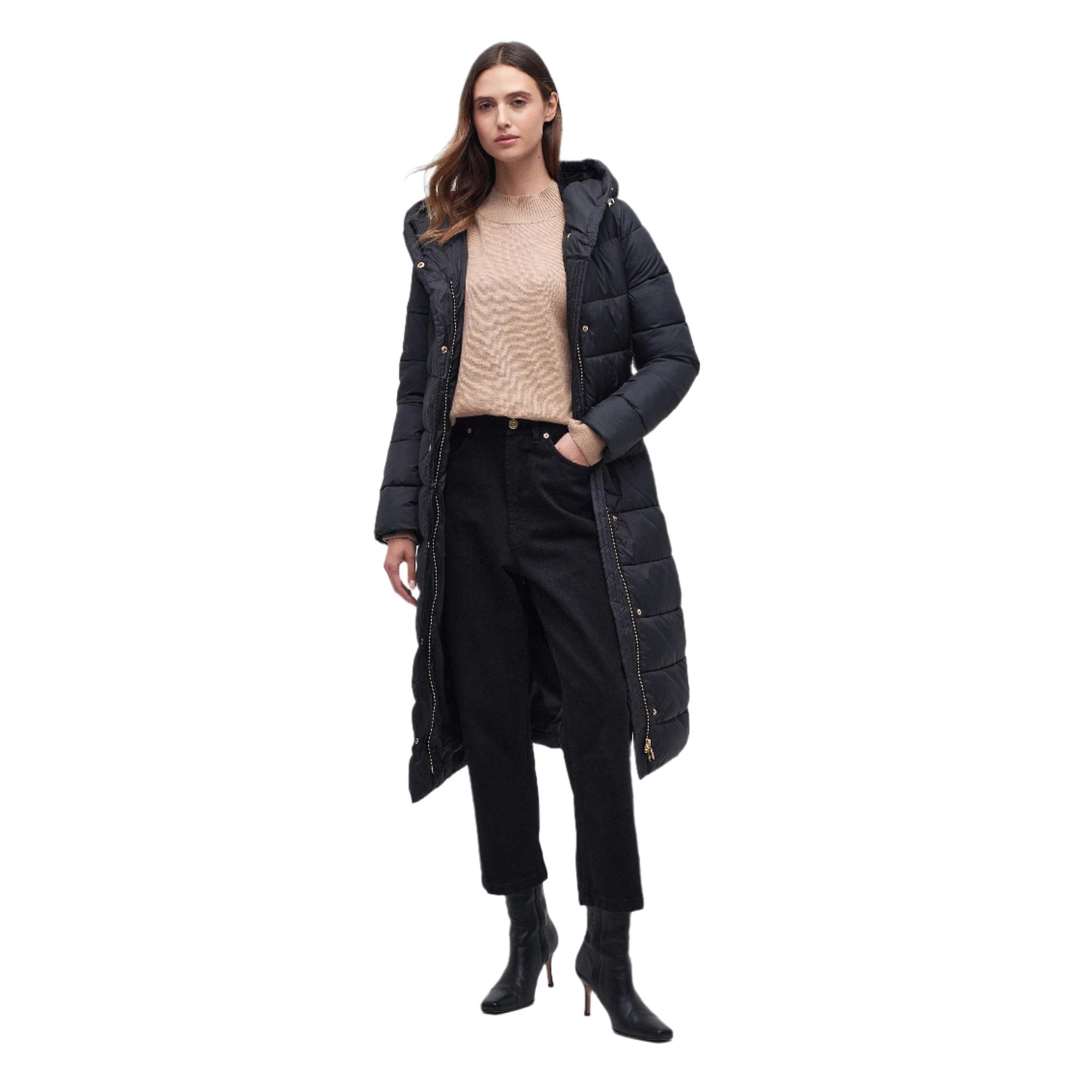 Product image 4 of 10 of Barbour International Women's Track Line Quilted Jacket - Black