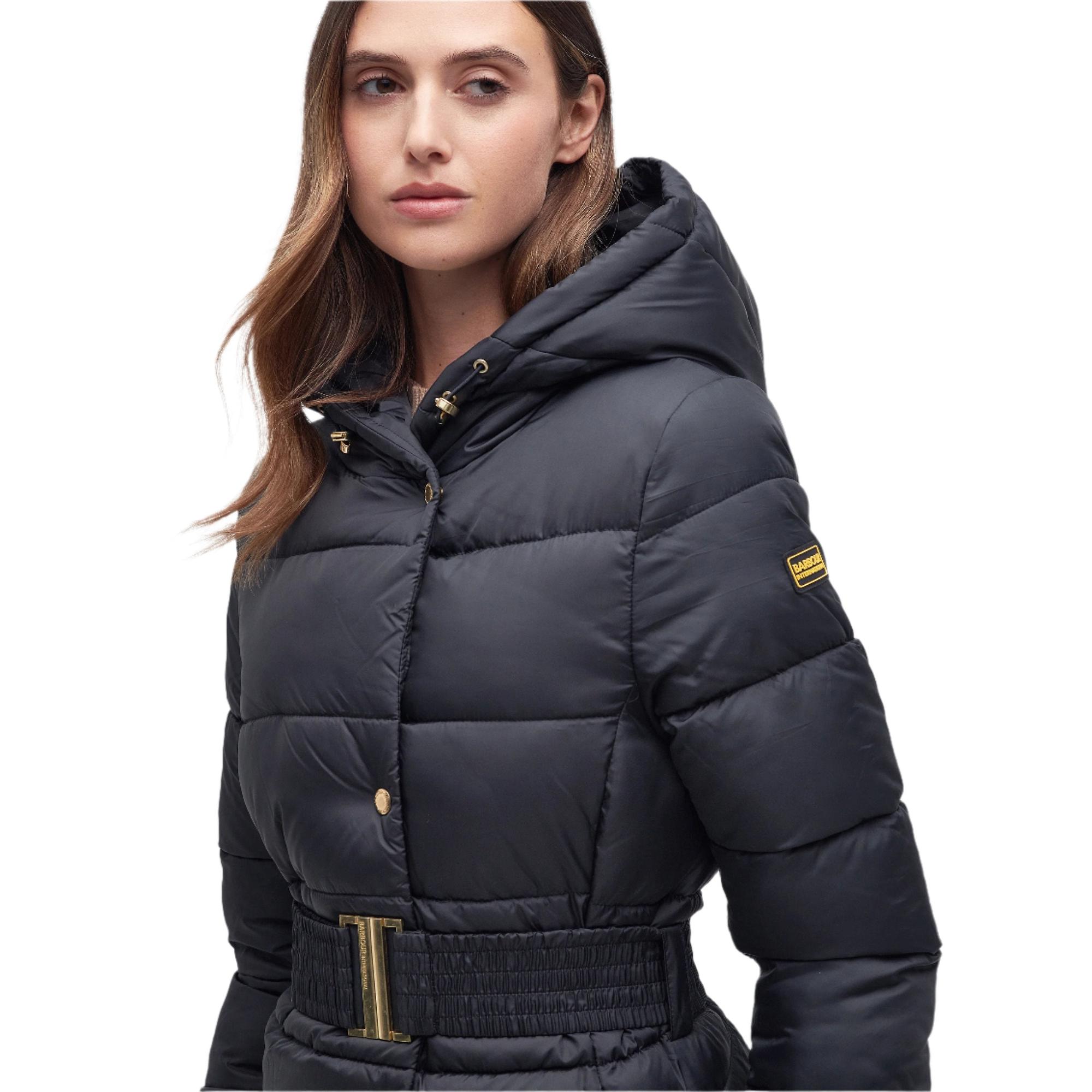Product image 5 of 10 of Barbour International Women's Track Line Quilted Jacket - Black