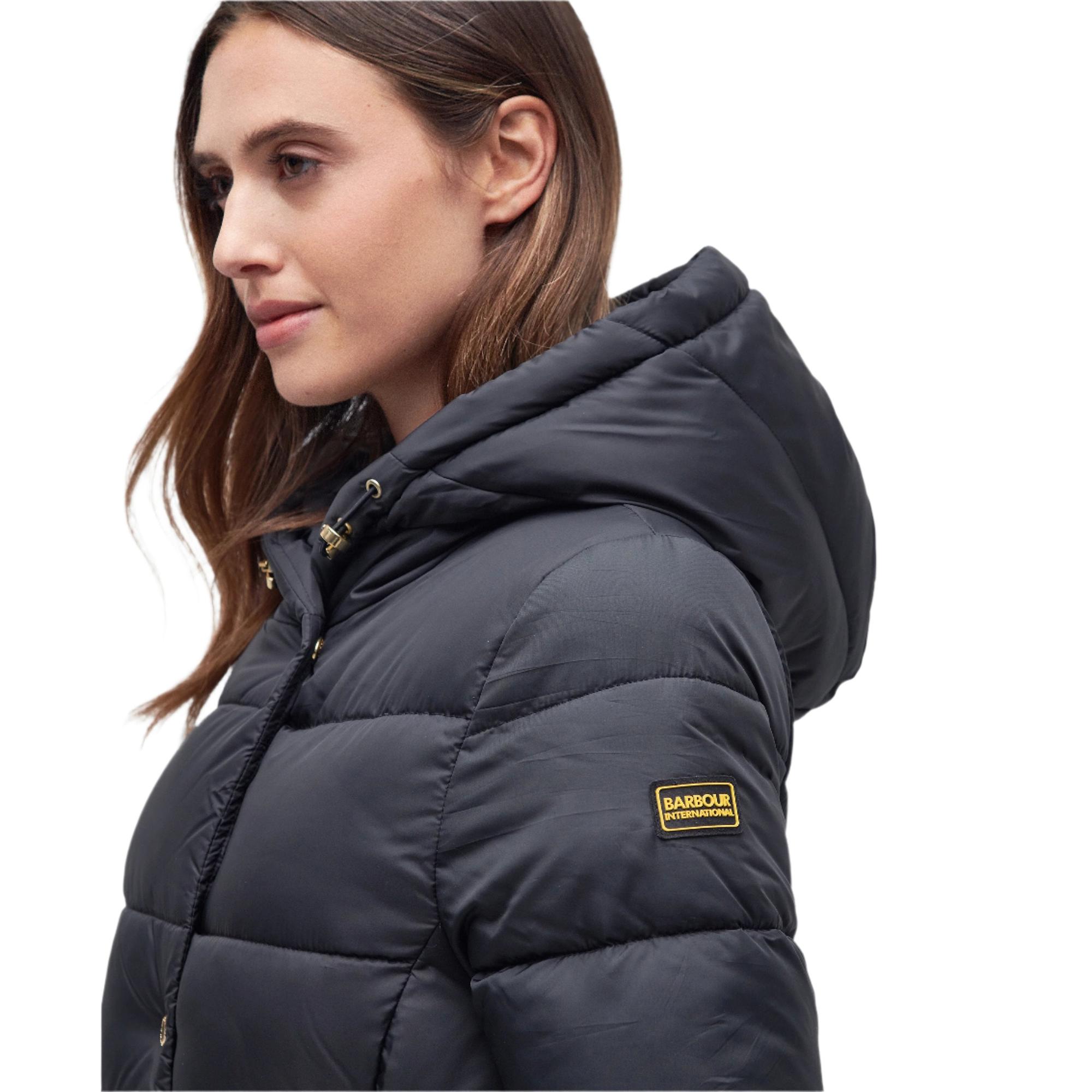 Product image 6 of 10 of Barbour International Women's Track Line Quilted Jacket - Black
