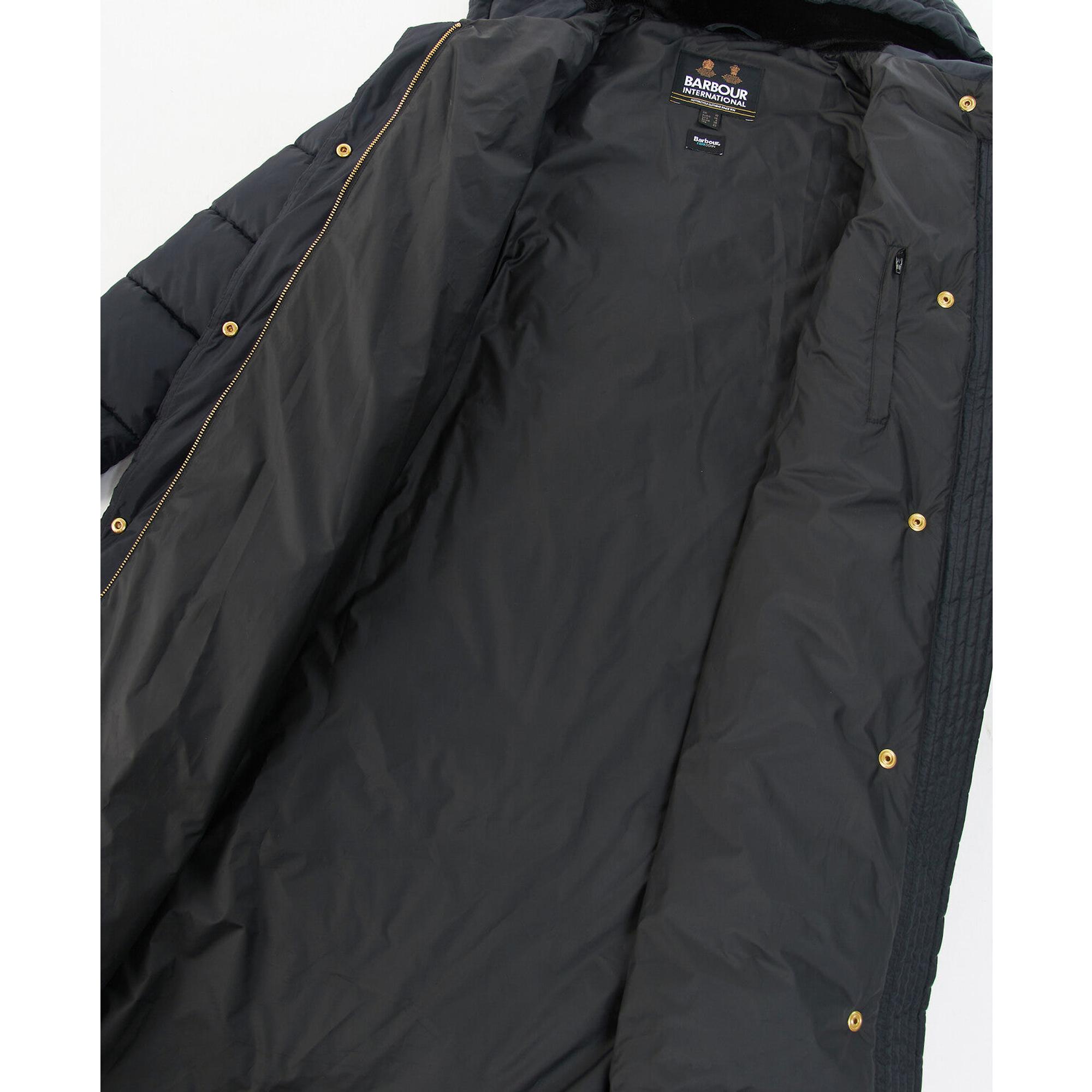 Product image 8 of 10 of Barbour International Women's Track Line Quilted Jacket - Black