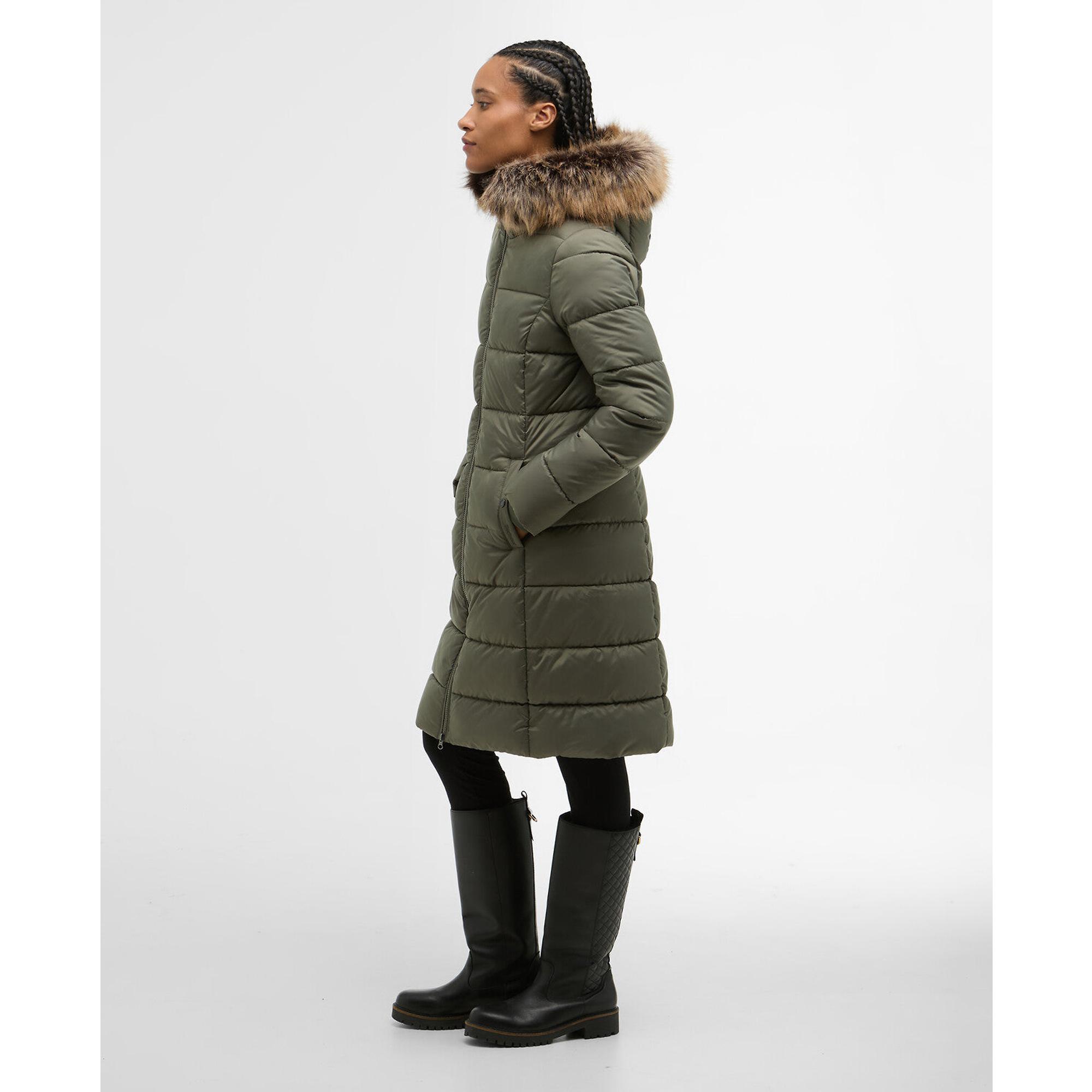 Product image 3 of 8 of Barbour Women's Rosoman Quilted Jacket - Dusty Khaki